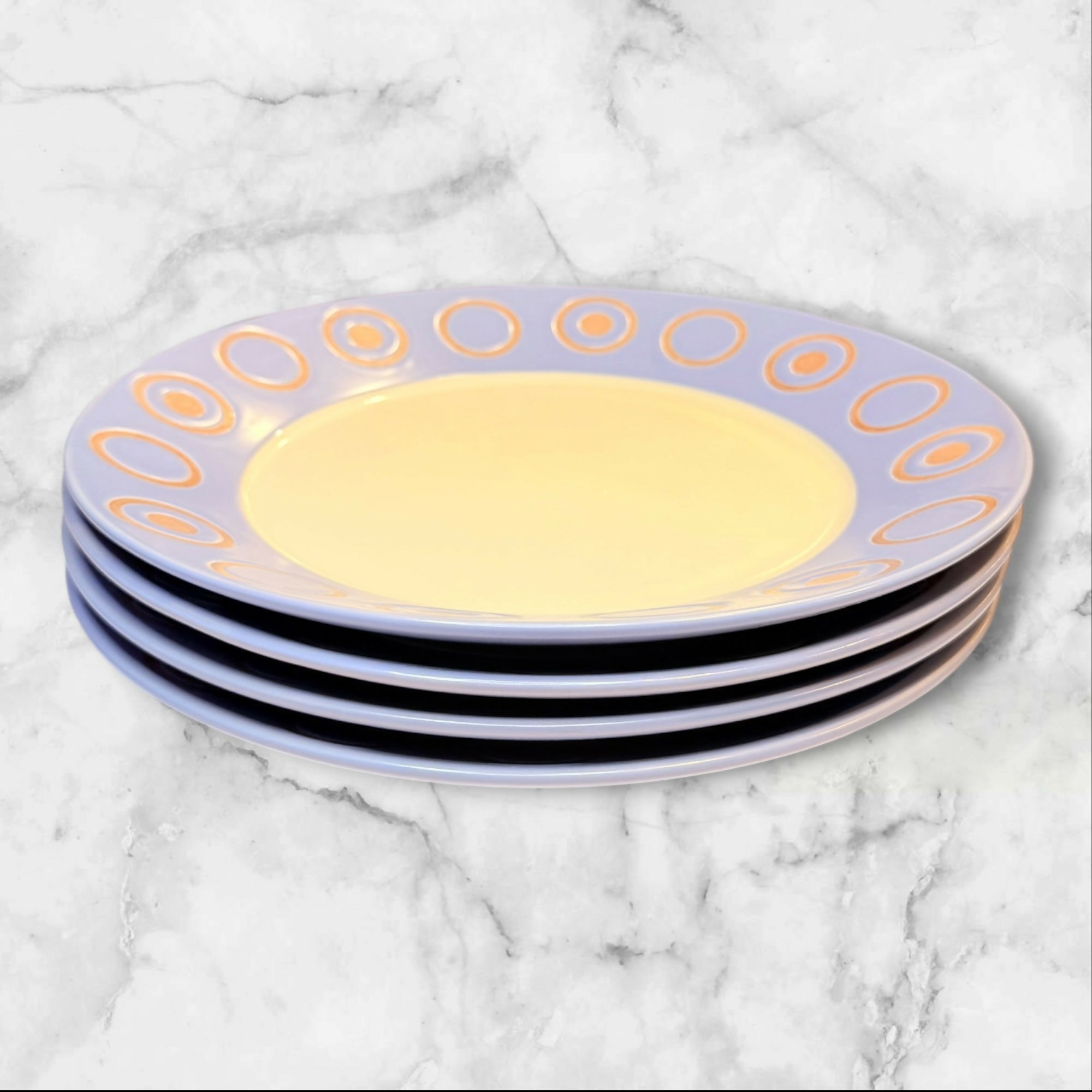 Pier 1 Cosmos Dinner Plates | Set of 4 | Excellent Condition Vintage