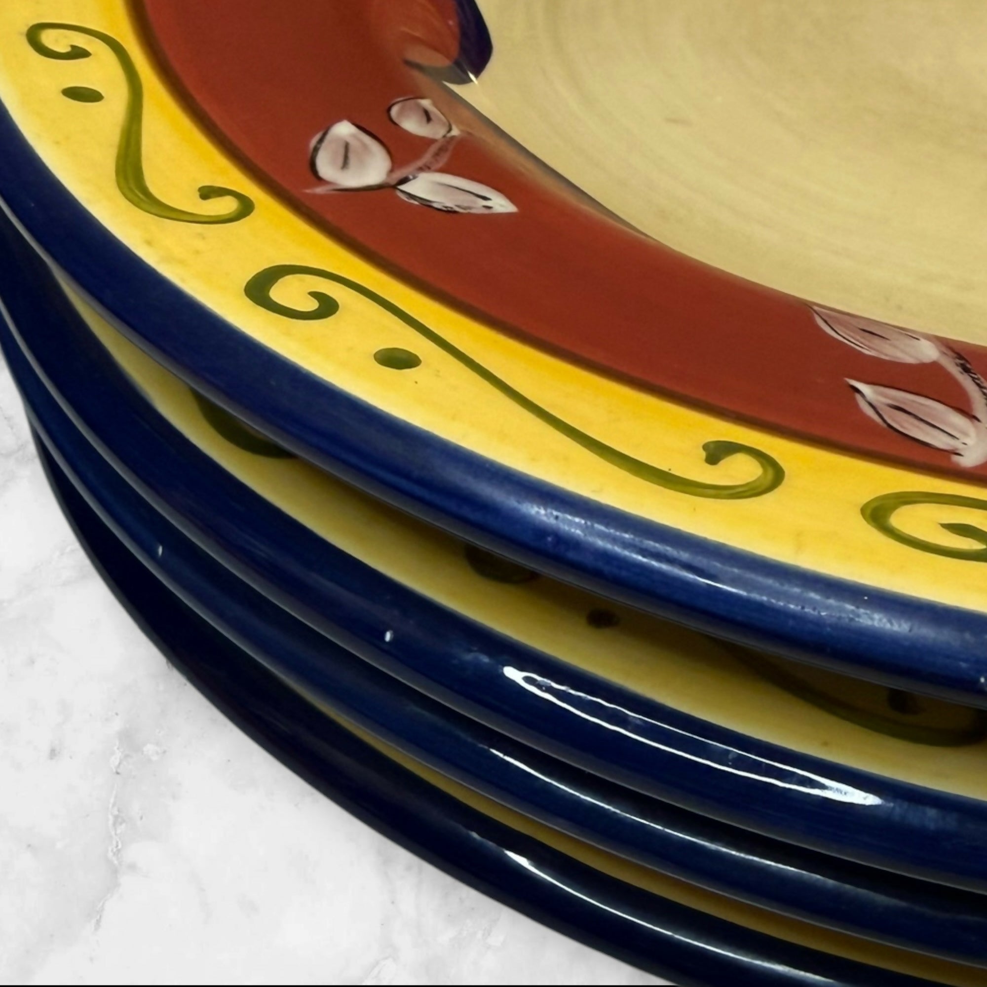 Pier 1 Vallarta Dinner Plates | Set of 4 | Great Condition Discontinued