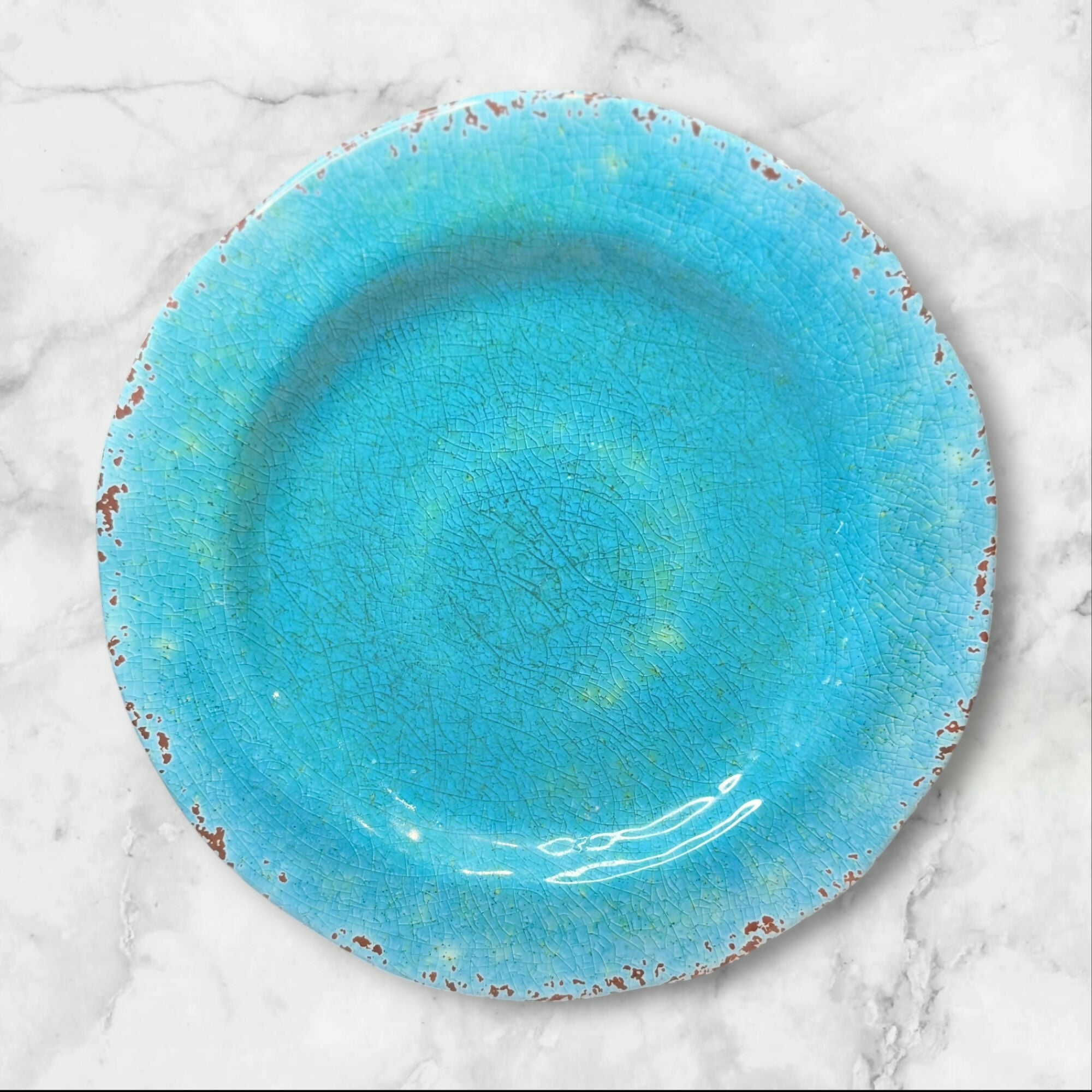 Pier 1 Carmelo Melamine Salad Plates | Set of 4 | Fair Condition