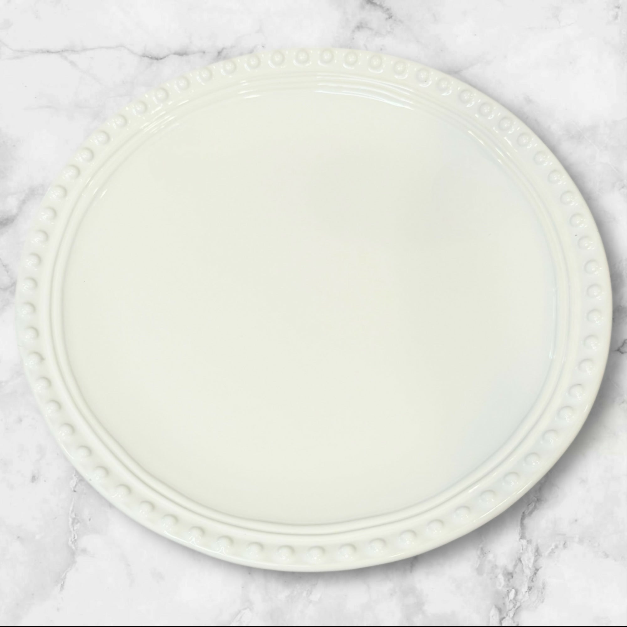 Fapor FOP13 White Dinner Plates | Set of 3 | Excellent Condition