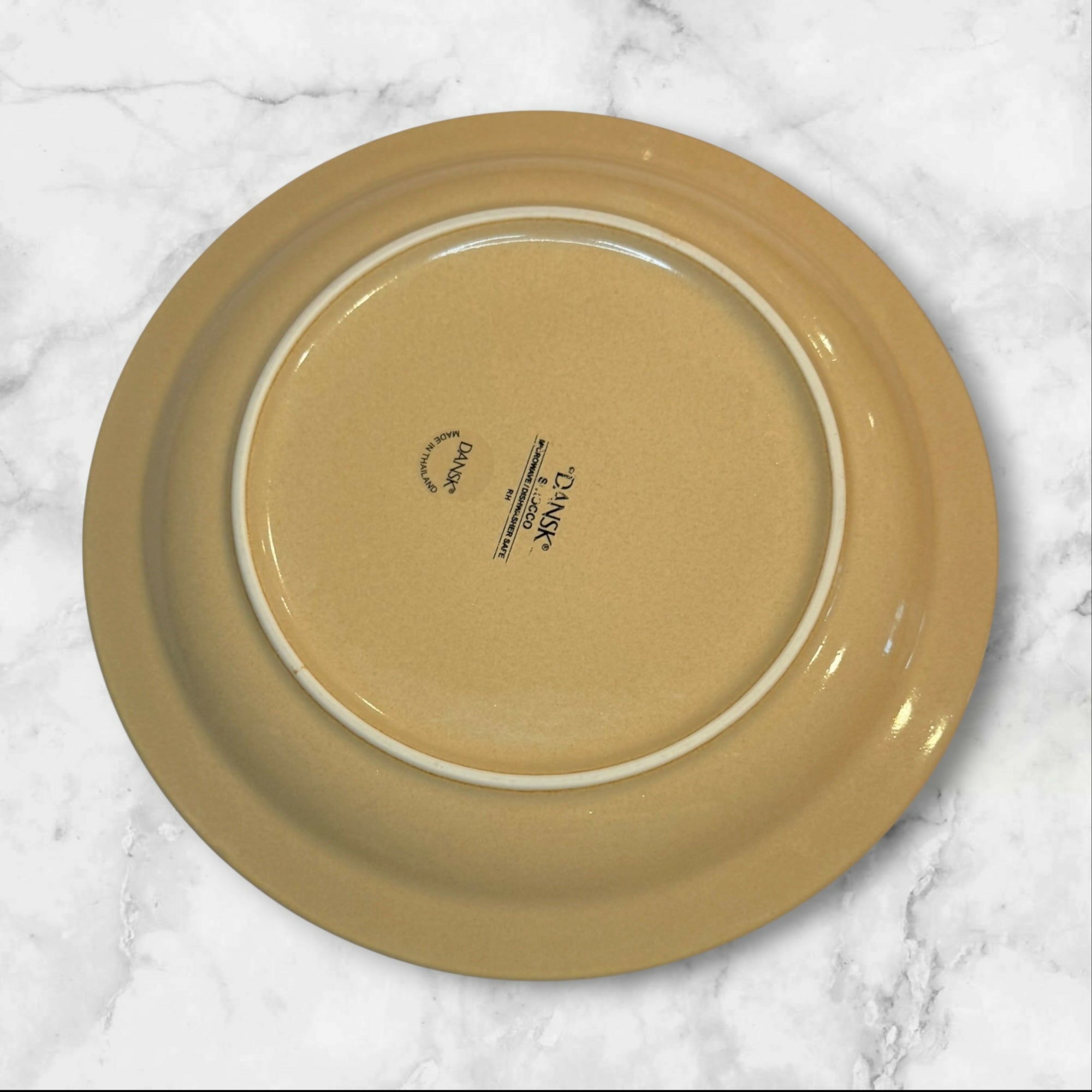 Dansk Bistro Sand Dinner Plates | Set of 4 | Gently Used Condition