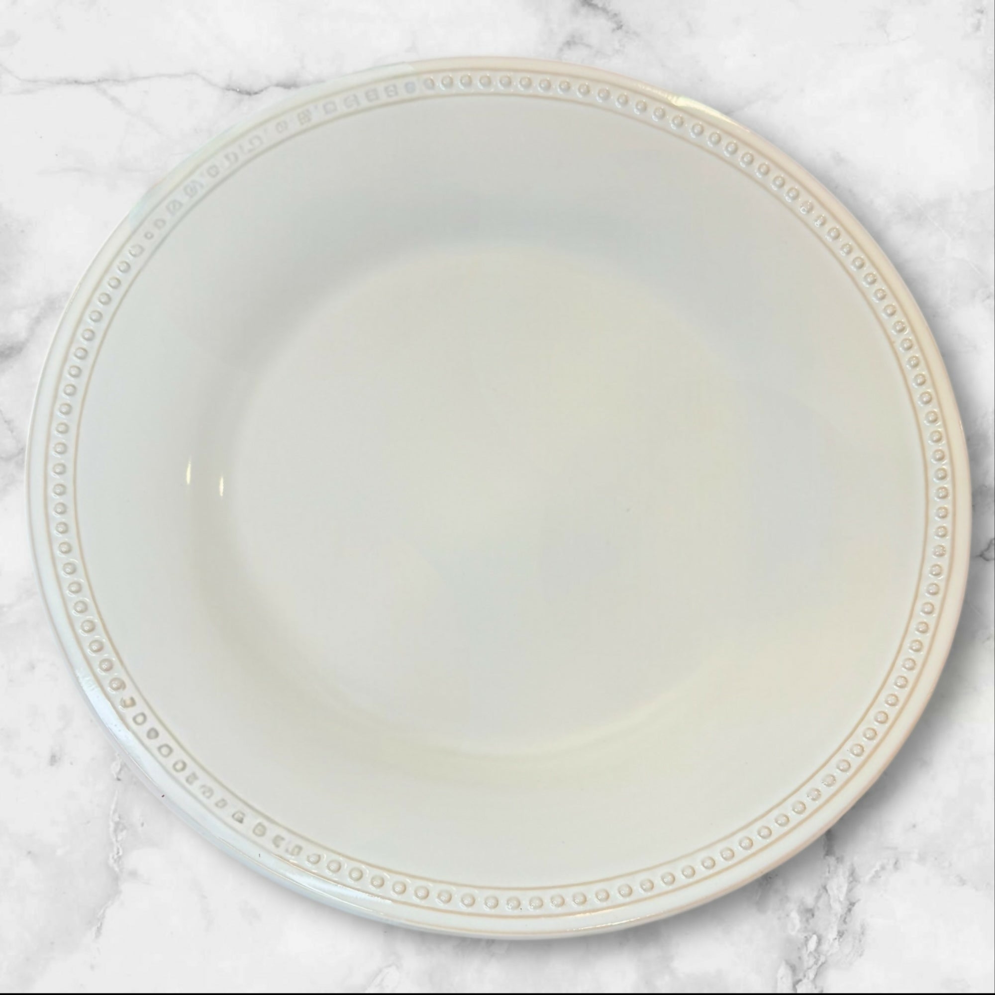 Pier 1 Spice Route White Dinner Plates | Set of 6 | Excellent Condition