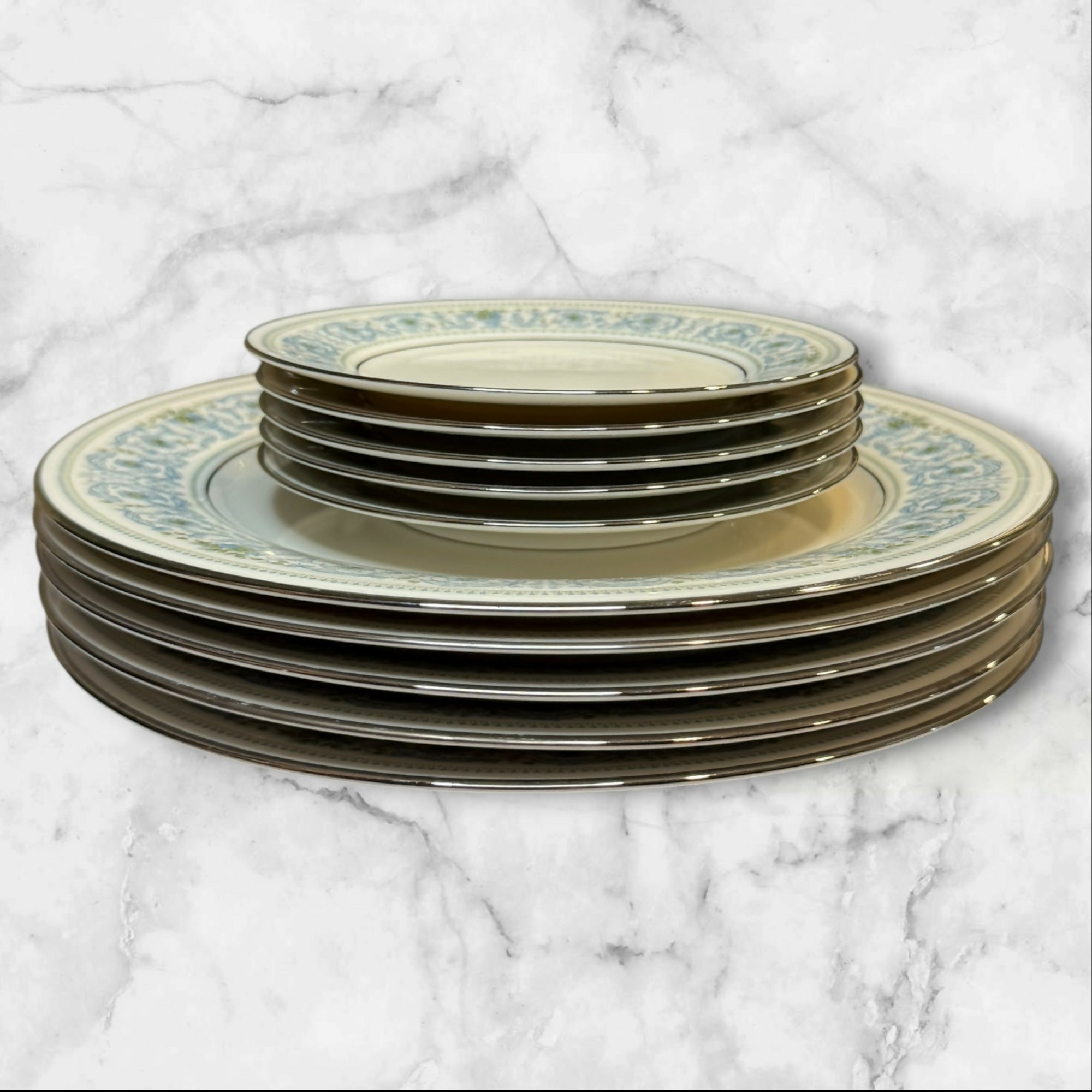 Noritake Monteleone Dinner & Bread Plates Set of 10 | Excellent Condition