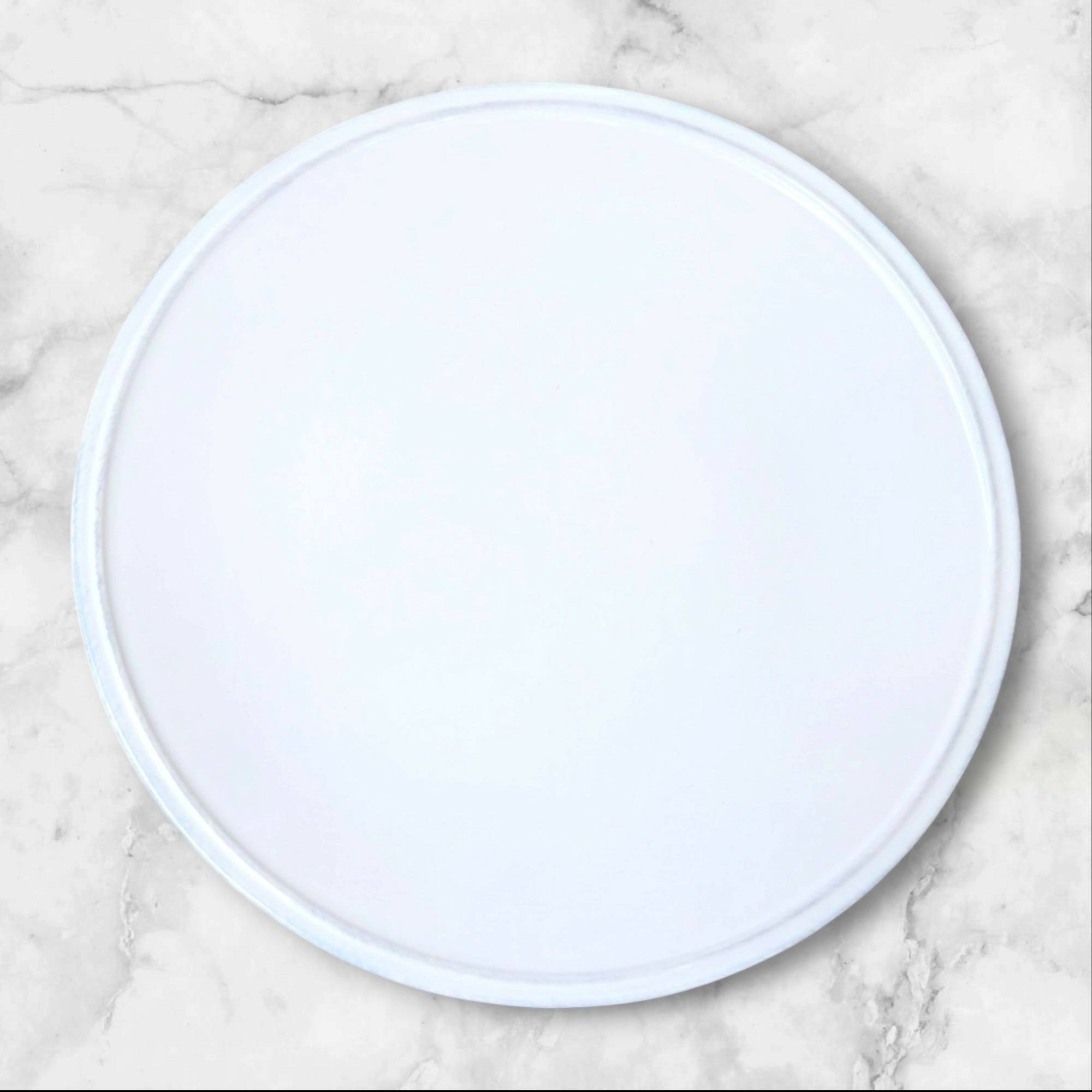 Crate & Barrel Cove White Salad Plates | Set of 4 | Excellent Condition