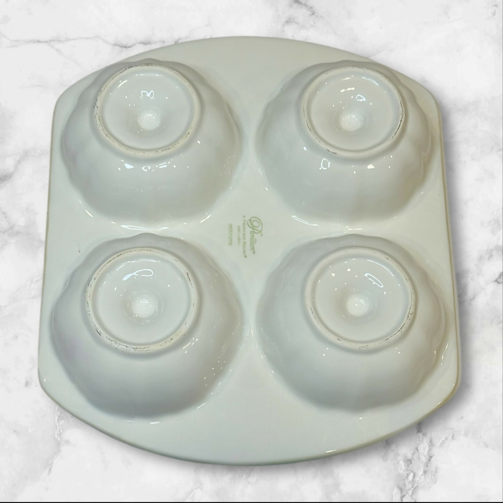 Princess House Fantasia Muffin Pan | 4 Cup | Excellent Condition