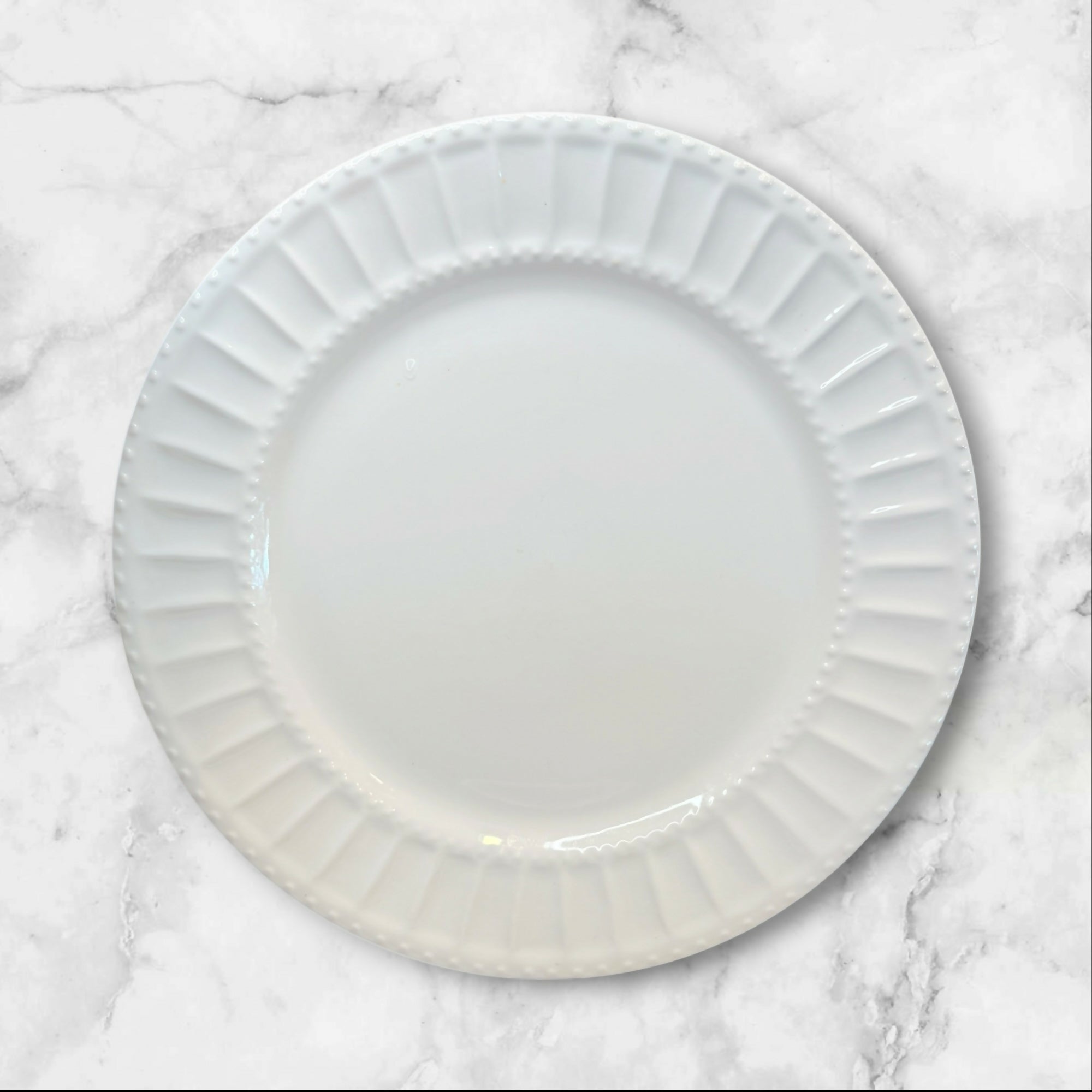 Gibson Designs Regalia White Dinner Plates | Set of 7 | Great Condition