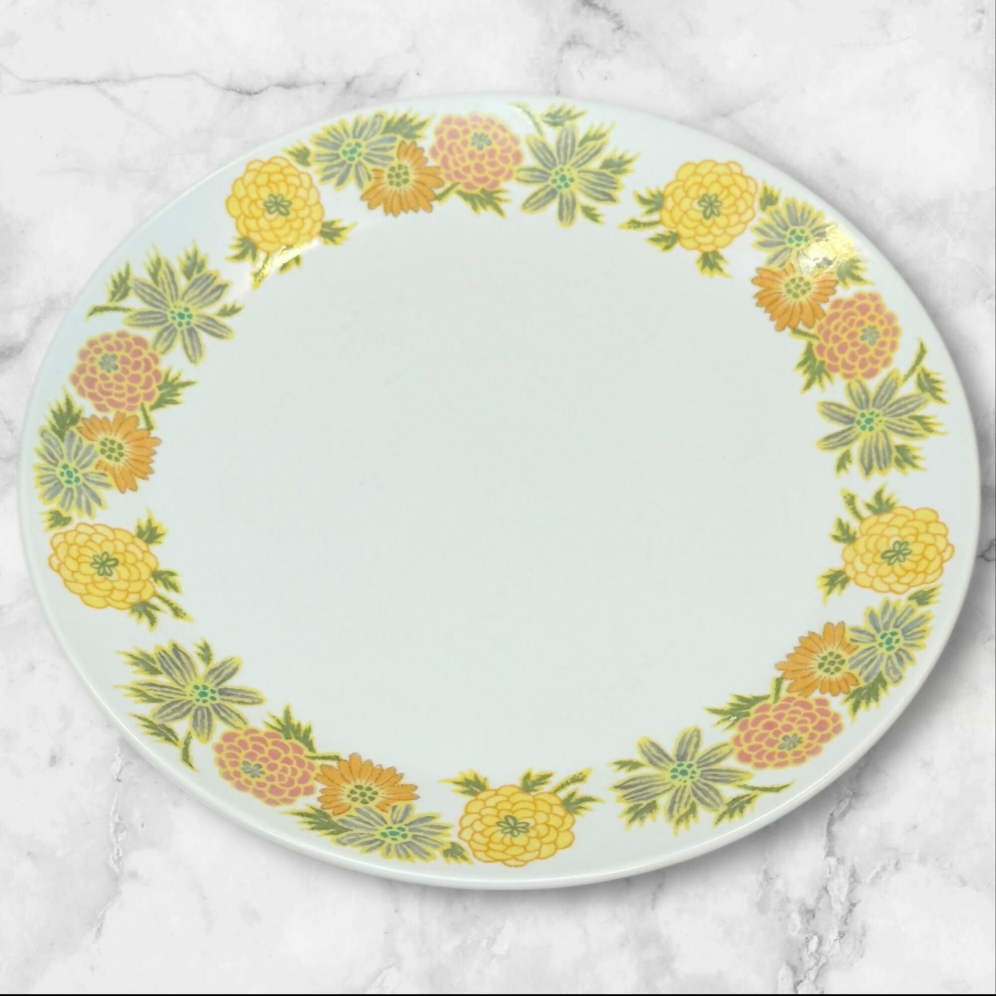 Noritake Sunny Side Floral Dinner & Salad Plates | Set of 8 | Excellent Condition