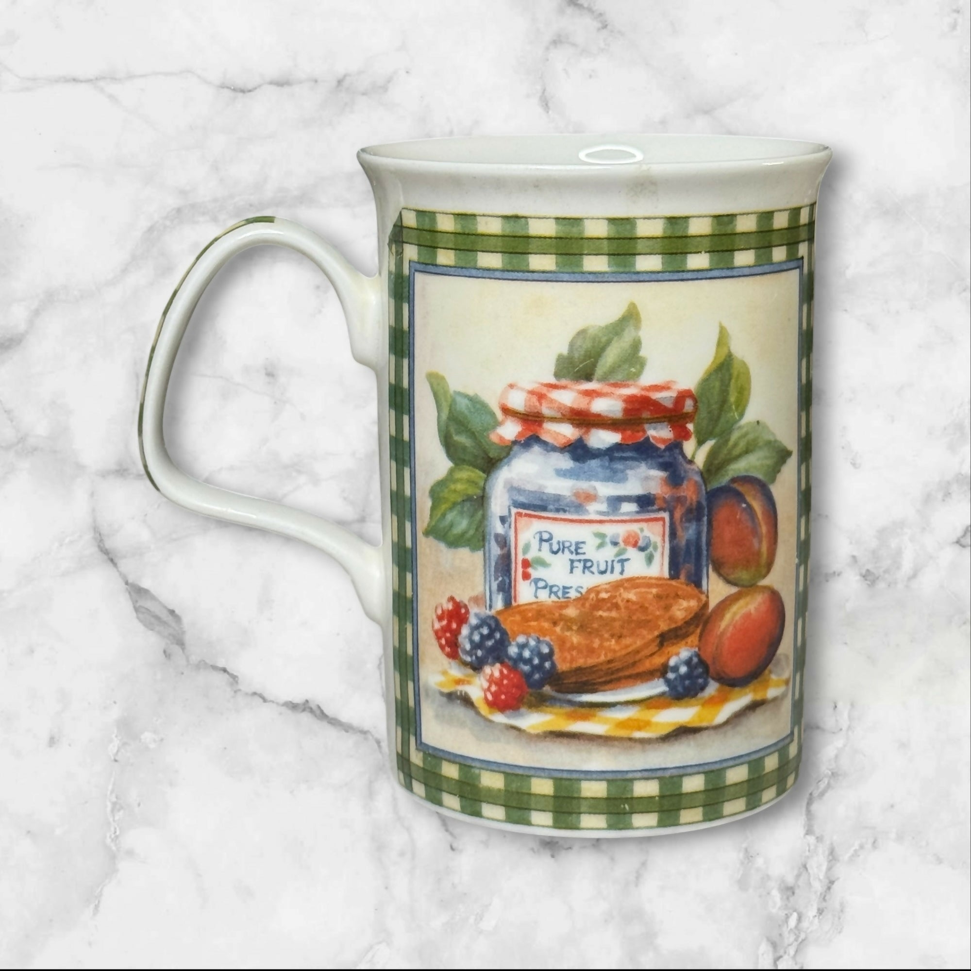 Roy Kirkham Country Kitchen Fine Bone China Mugs Set of 2 | Great Condition