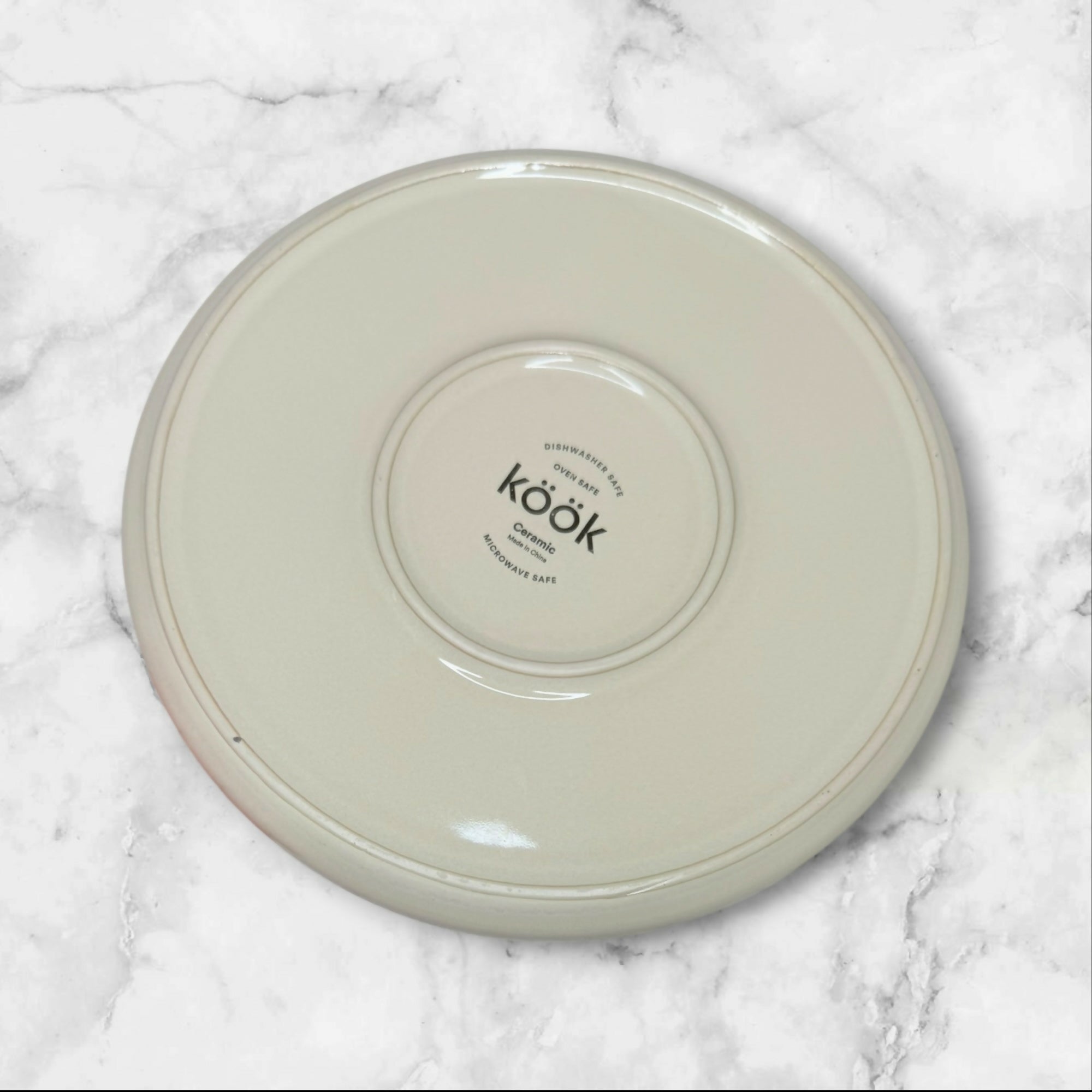 Köök Stoneware Salad Plates | Set of 4 | Cream | Excellent Condition