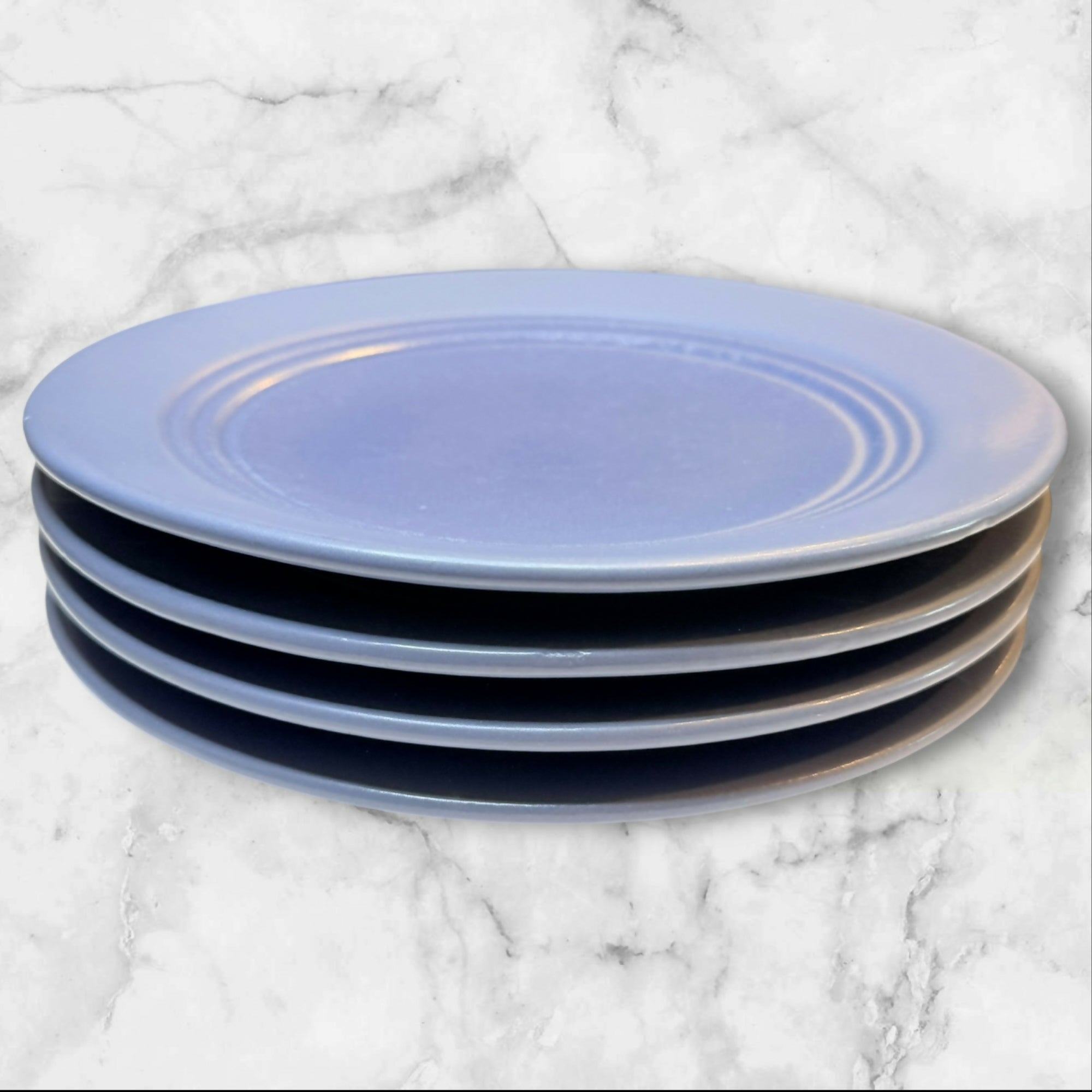 Dansk Centry Portugal Blue Salad Plates | Set of 4 | Rare Vintage Condition
