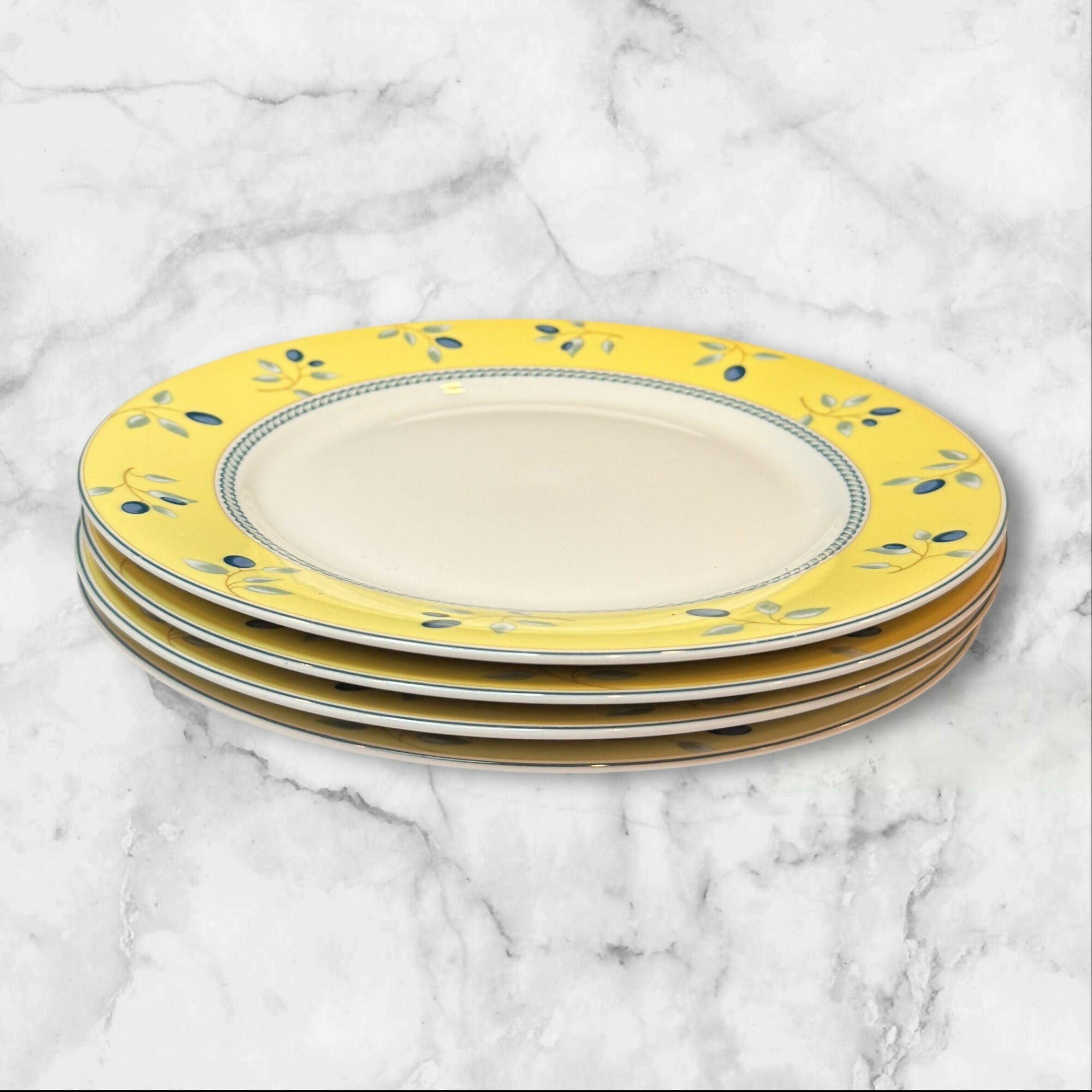 Royal Doulton Blueberry Dinner Plates | Set of 4 | Great Condition