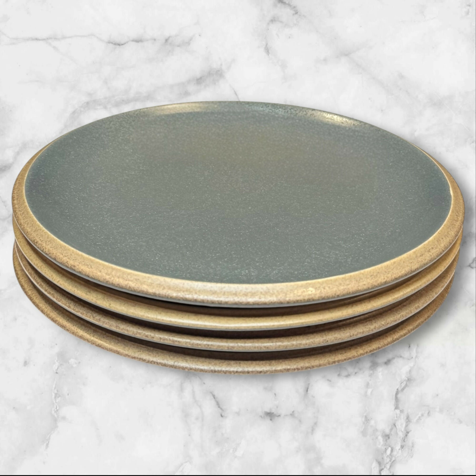 Dansk Santiago Grey Dinner Plates | Set of 4 | Gently Used | Excellent Condition
