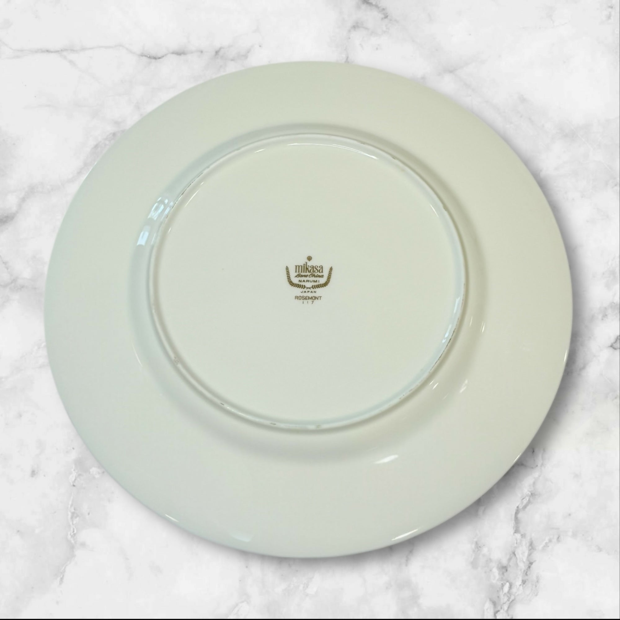 Mikasa Rosemont Bone China Dinner Plates | Set of 4 | Excellent Condition