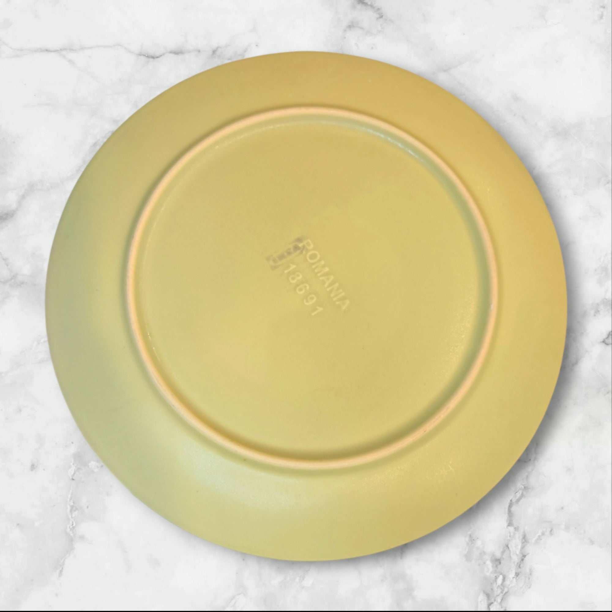 Vintage Ikea Romania 18691 Green Dinner Plates Set of 4 Great Condition