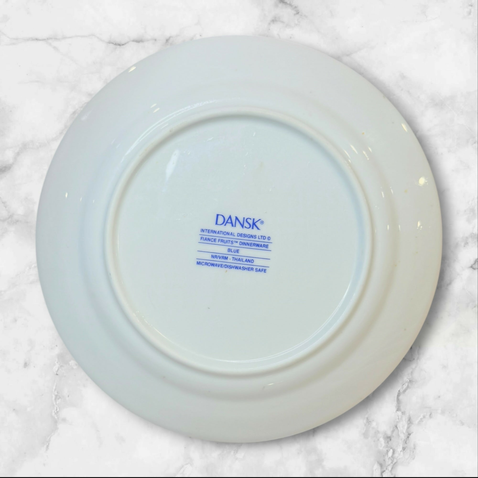Dansk Fiance Fruits Salad Plates | Set of 4 | Blue Band | Great Condition