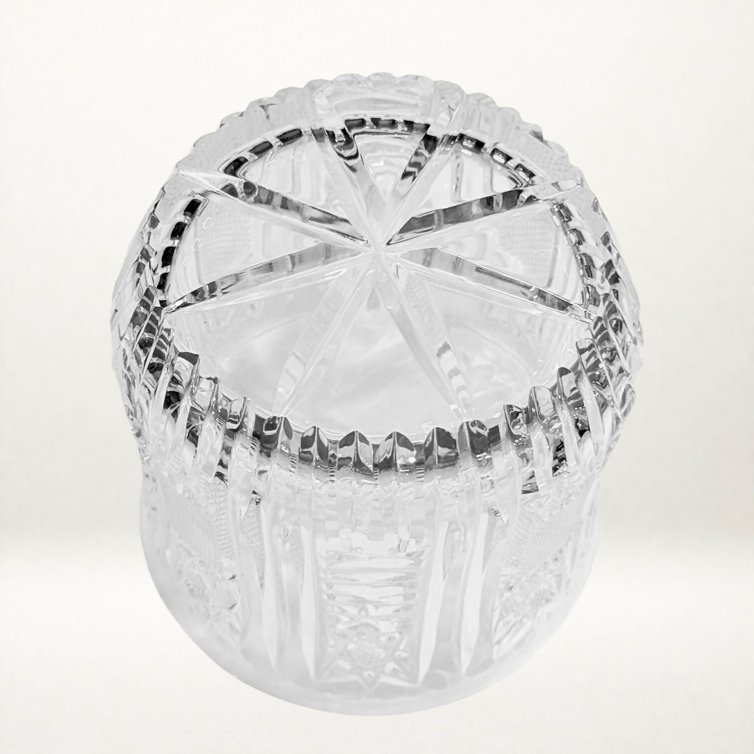 Vintage Cut Crystal Double Old Fashioned Glasses | Set of 2 | Excellent Condition