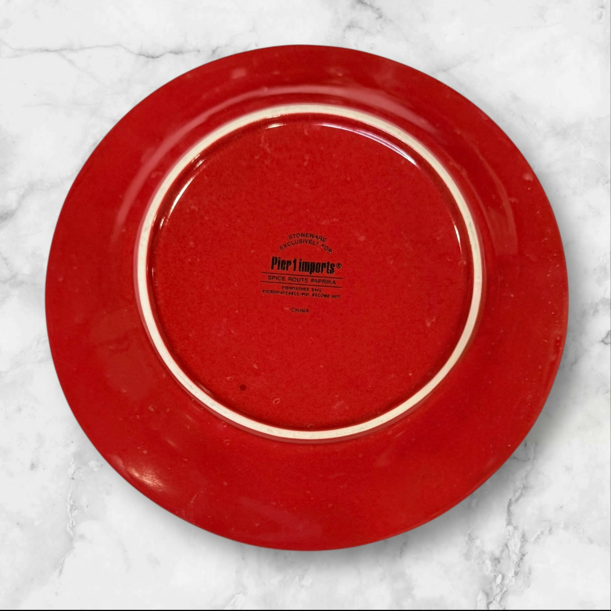Pier 1 Spice Route Paprika Salad Plates | Set of 4 | Excellent Condition