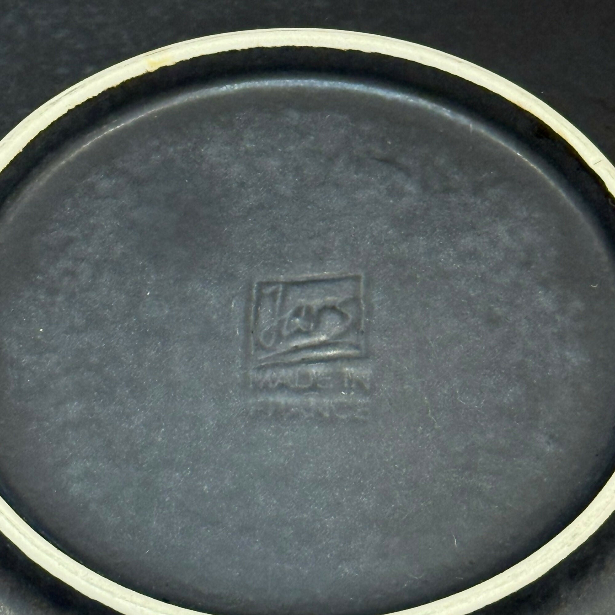 Jars France Tourron Gris Ecorce Dinner Plates | Set of 4 | Great Condition