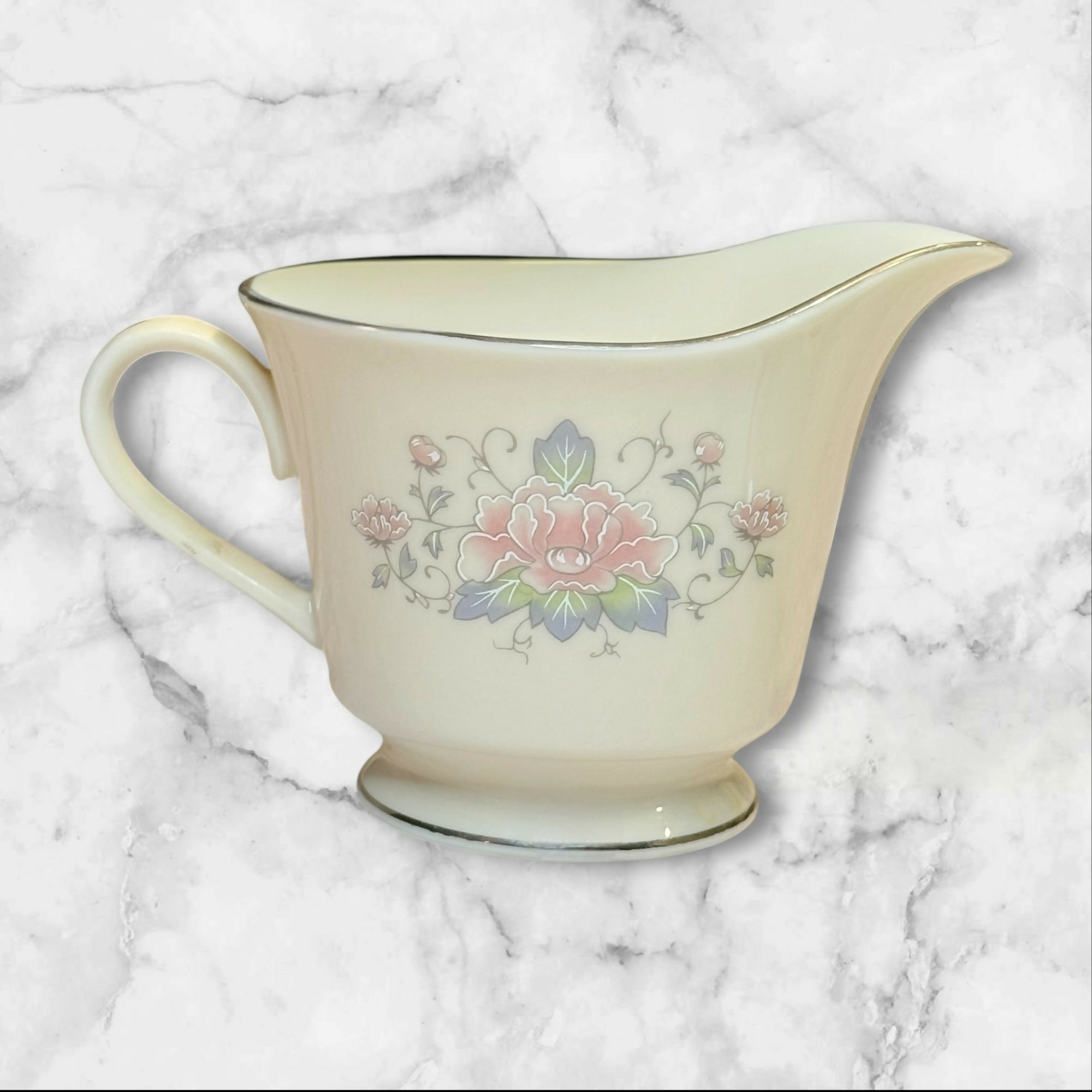 Lenox Charleston Creamer & Covered Sugar Bowl Set | Excellent Condition