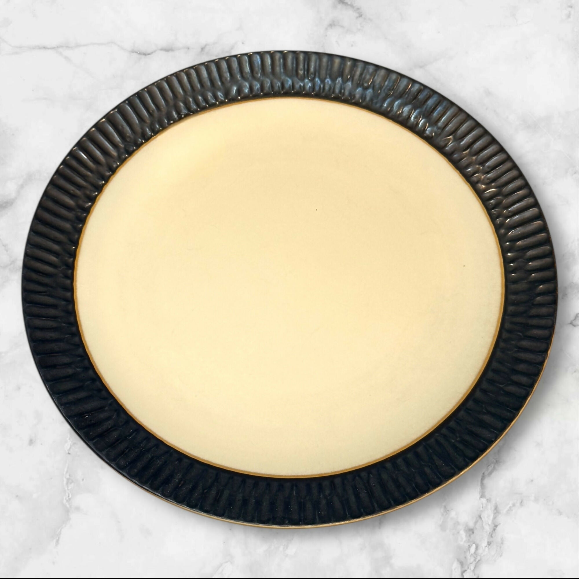 Crate & Barrel Scavo Dinner Plates | Set of 4 | Great Condition | Pre-Owned