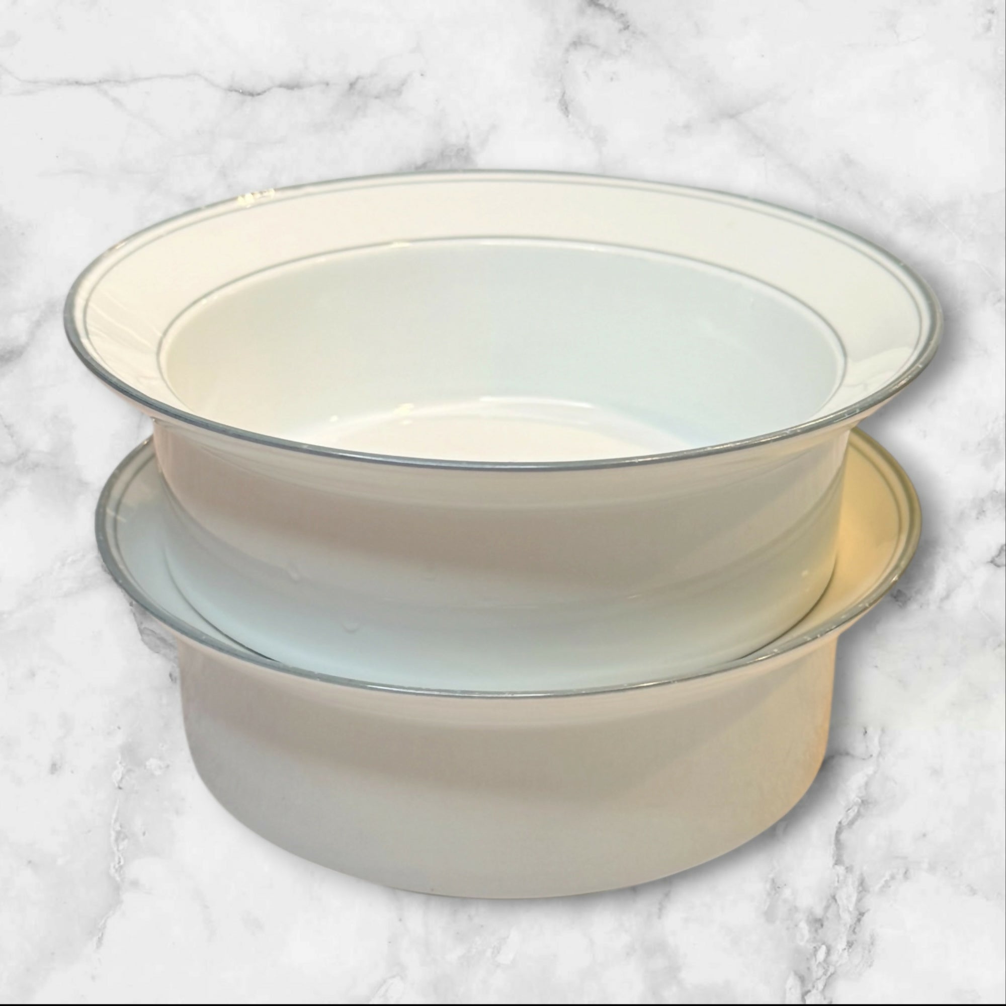 Dansk Concerto Allegro Grey Fruit Cereal Bowls | Set of 2 | Great Condition