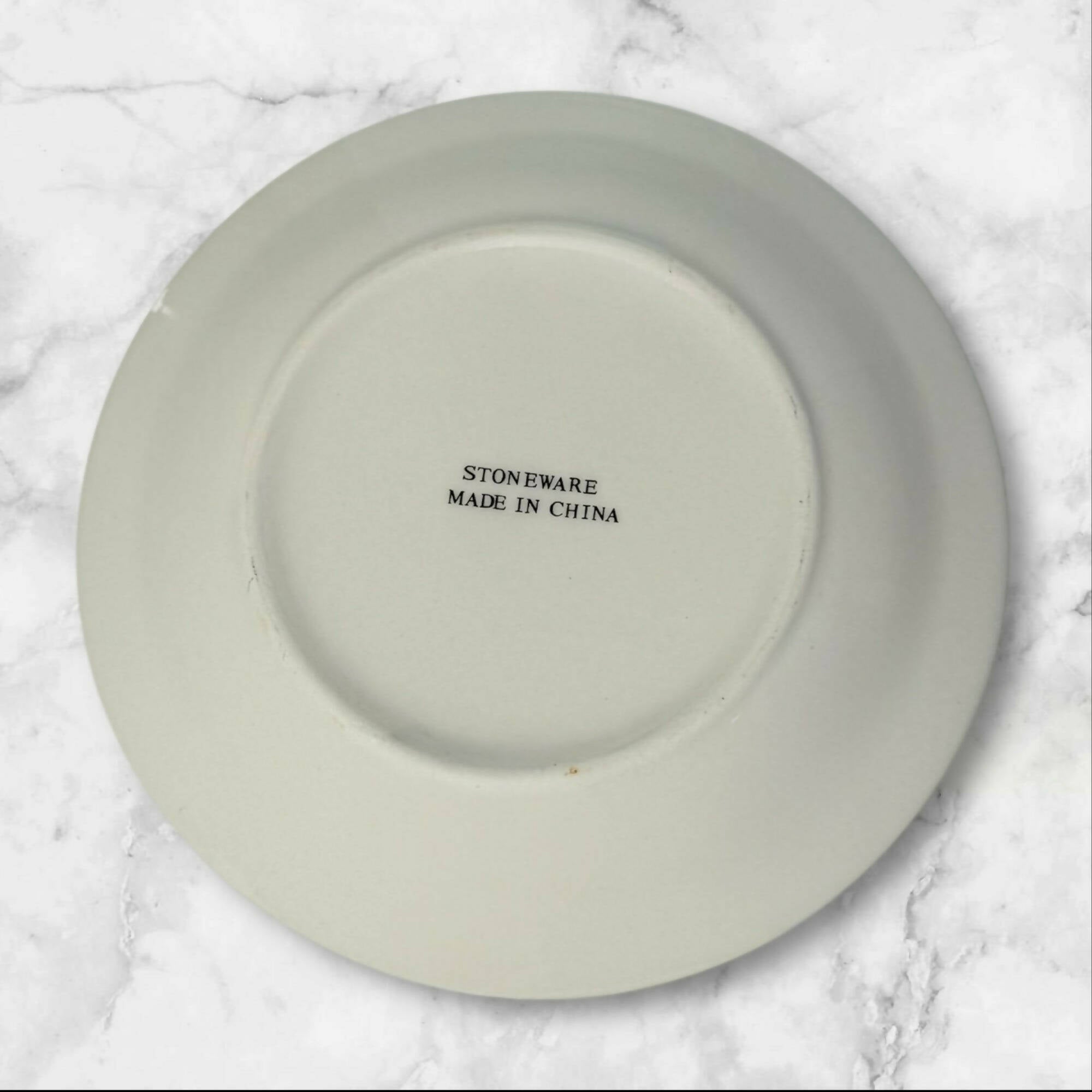 Royal Seasons Snowman Salad Plates | Set of 6 | Holiday Stoneware | Great Condition