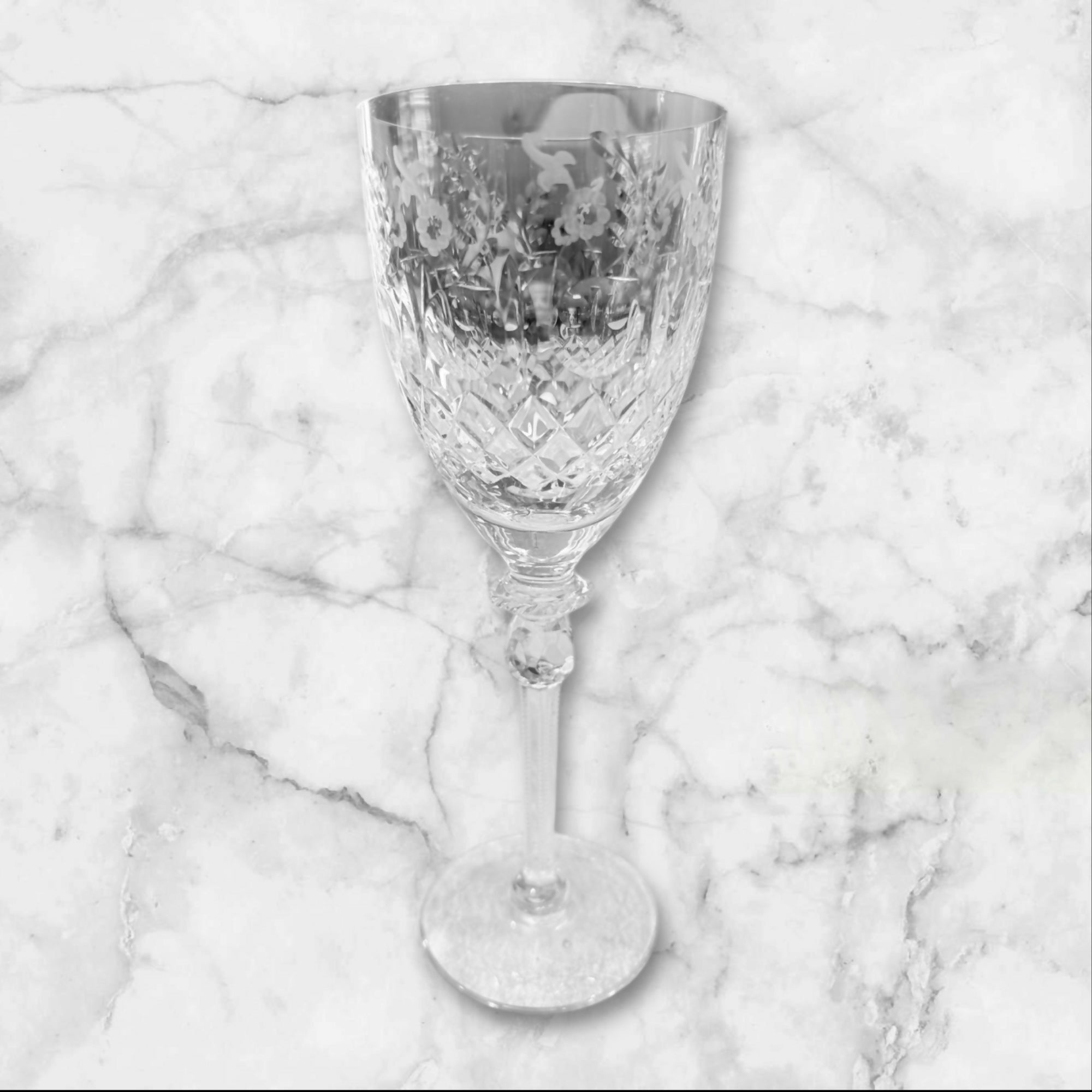 Rogaska Gallia Crystal Water Goblet | Single Glass | Excellent Condition