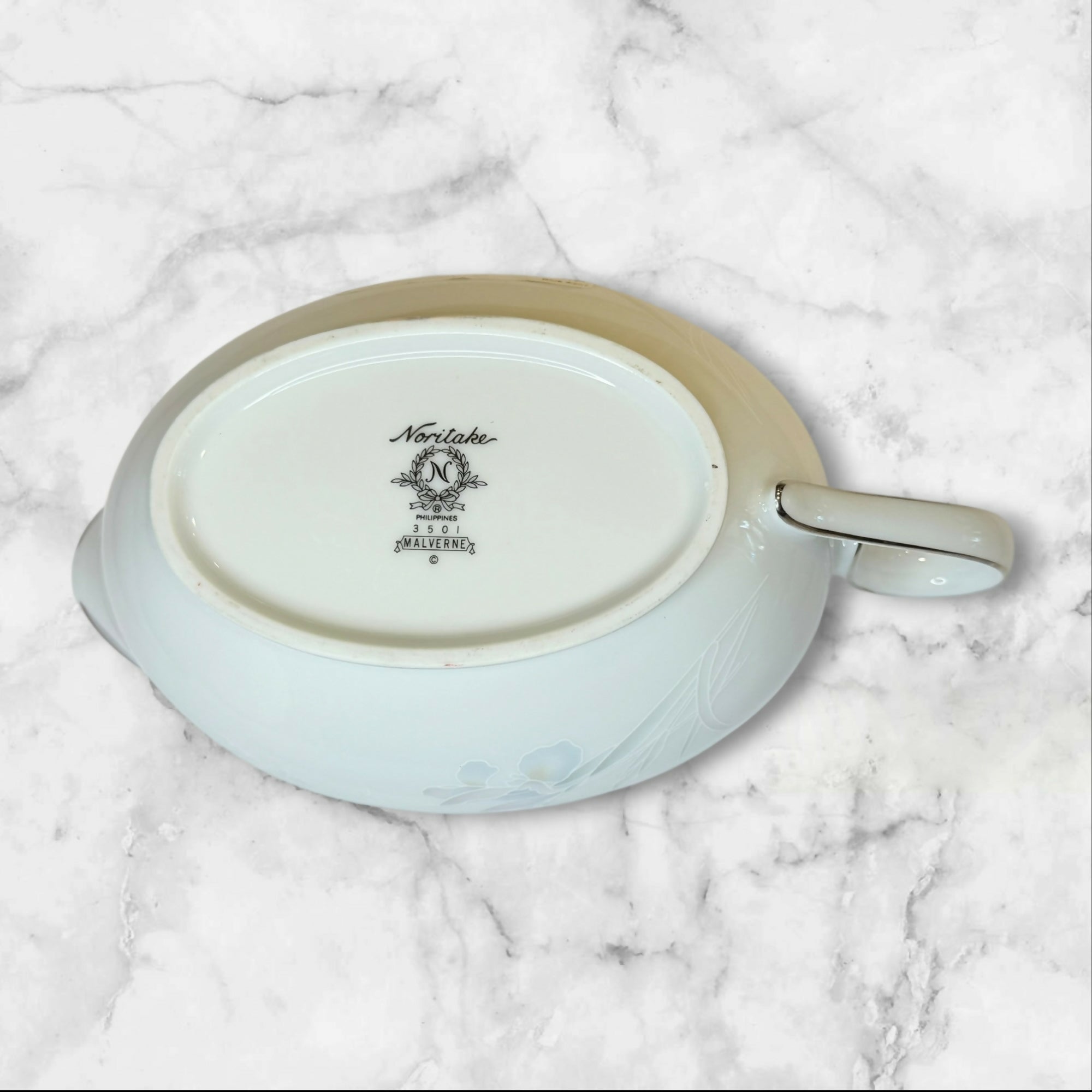 Noritake Malverne Gravy Boat | Fine China Serveware | Excellent Condition