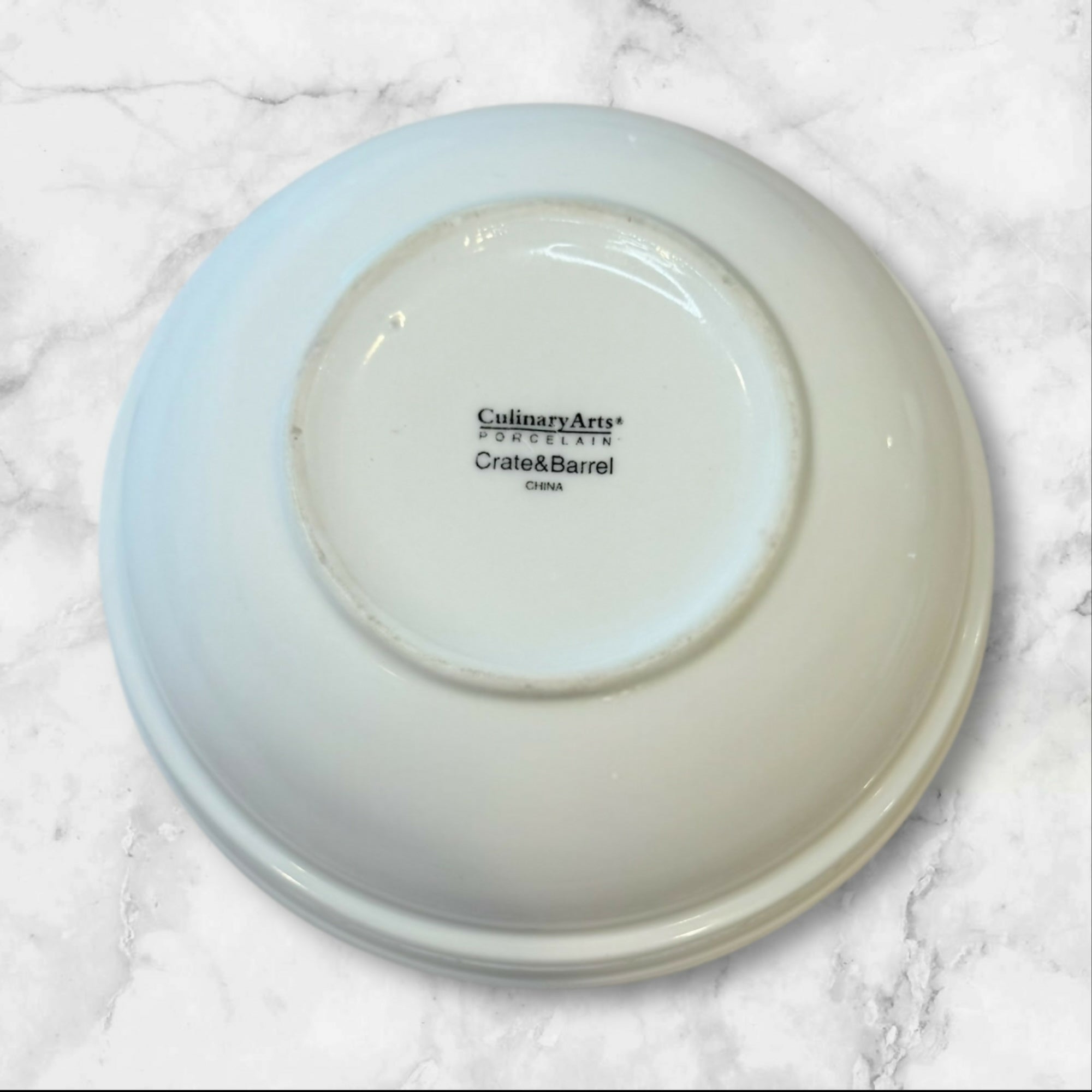 Crate & Barrel Culinary Arts Porcelain Bowl | Gently Used