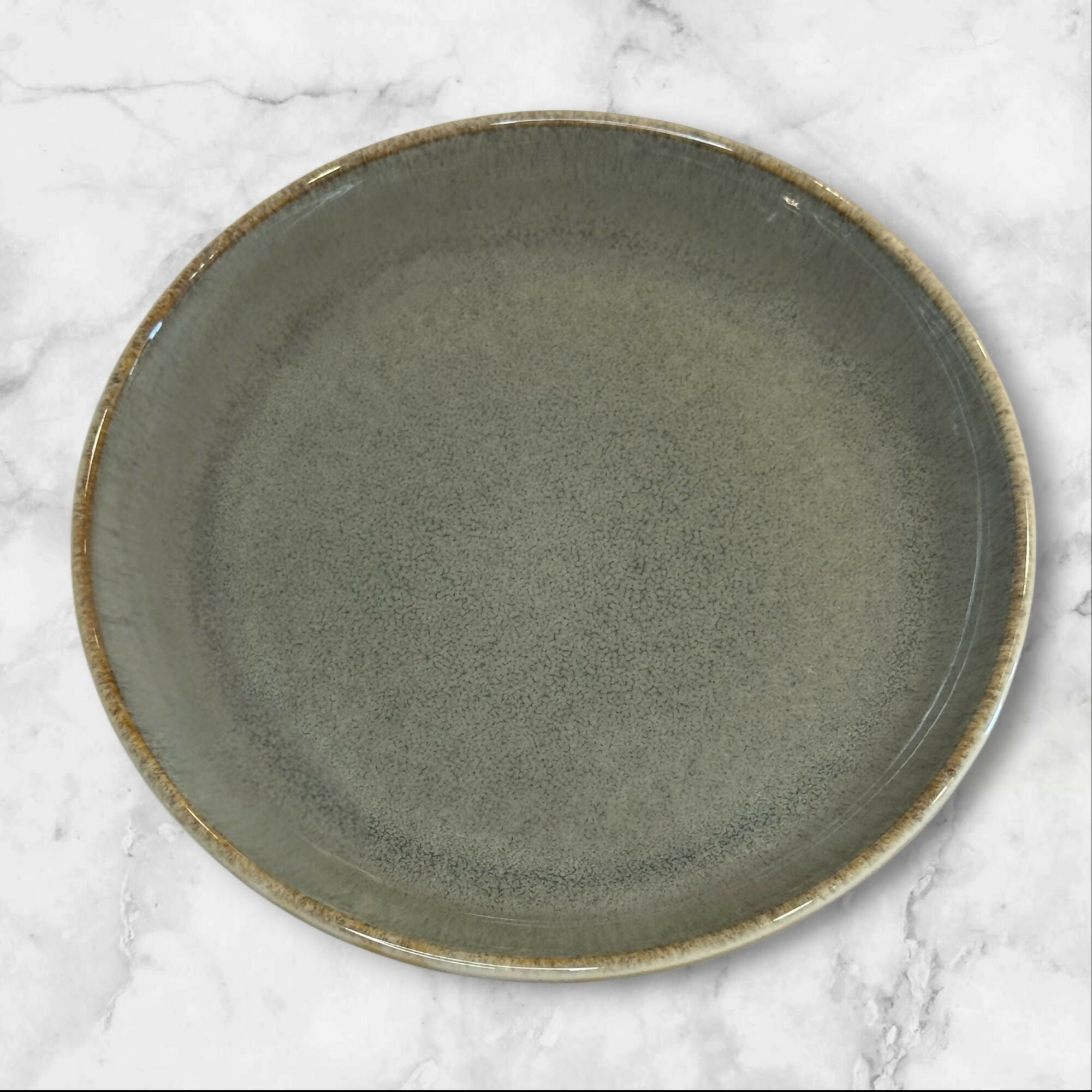 Sango Resona Moss Green Dinner & Salad Plates | Set of 8 | Excellent