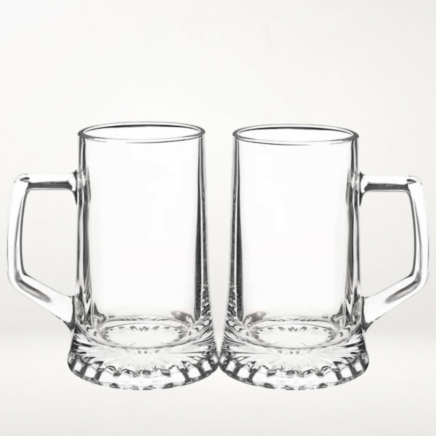 Bormioli Rocco Stern Beer Mugs 17 oz | Set of 2 | Excellent Condition