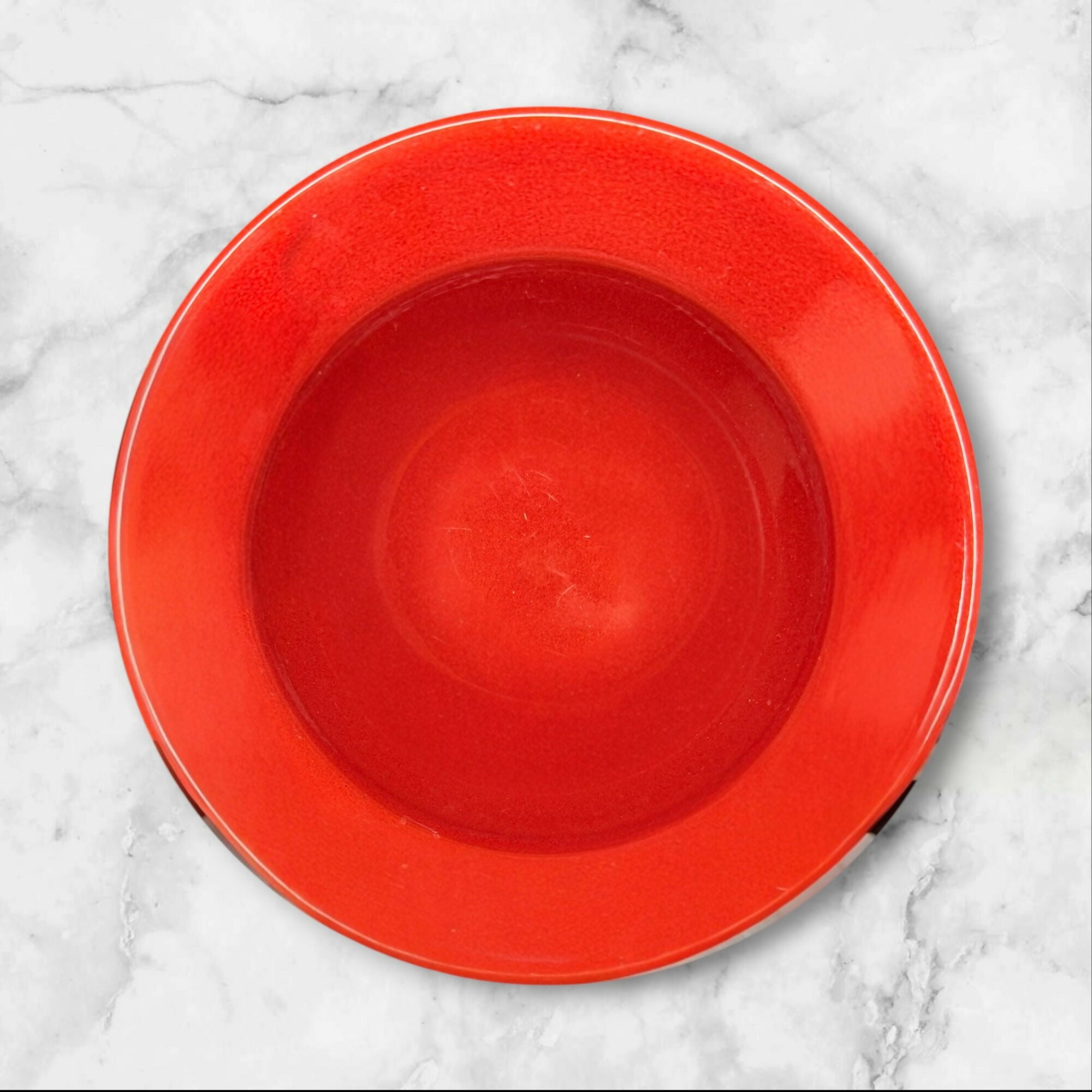 Pier 1 Red Rim Cereal Bowls | Set of 6 | Great Condition