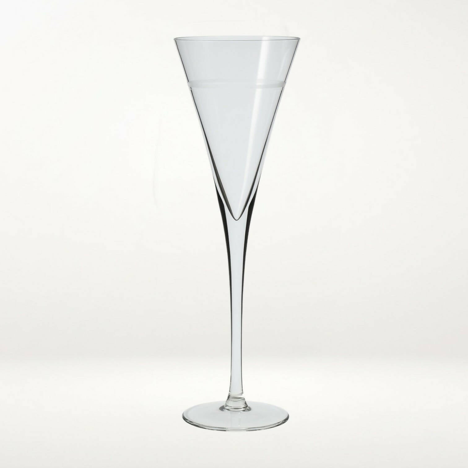 Crate & Barrel Callaway Fluted Champagne Glasses | Set of 4 | Excellent Condition