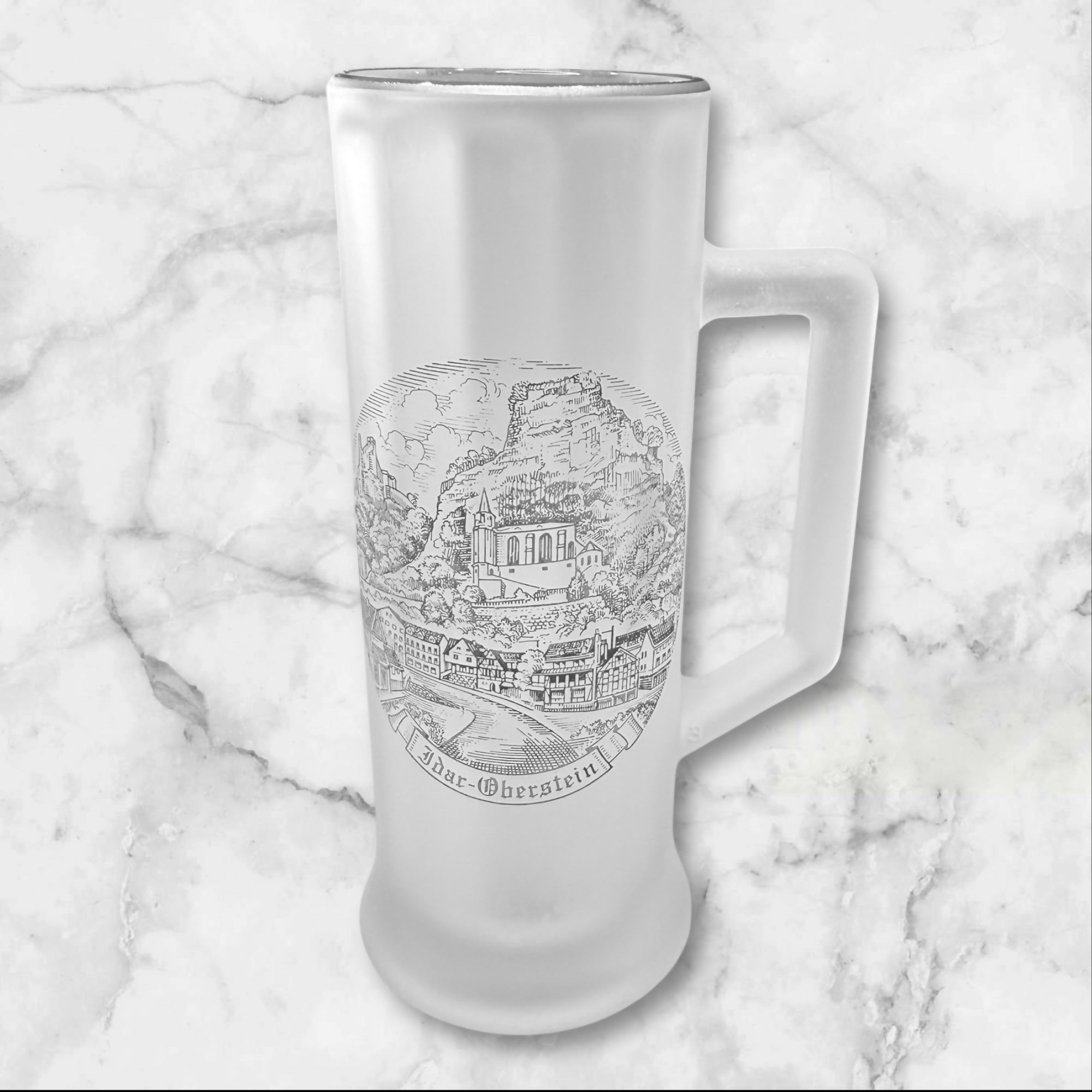 Böckling Germany Frosted Beer Stein Mugs | Set of 4 | Excellent Condition