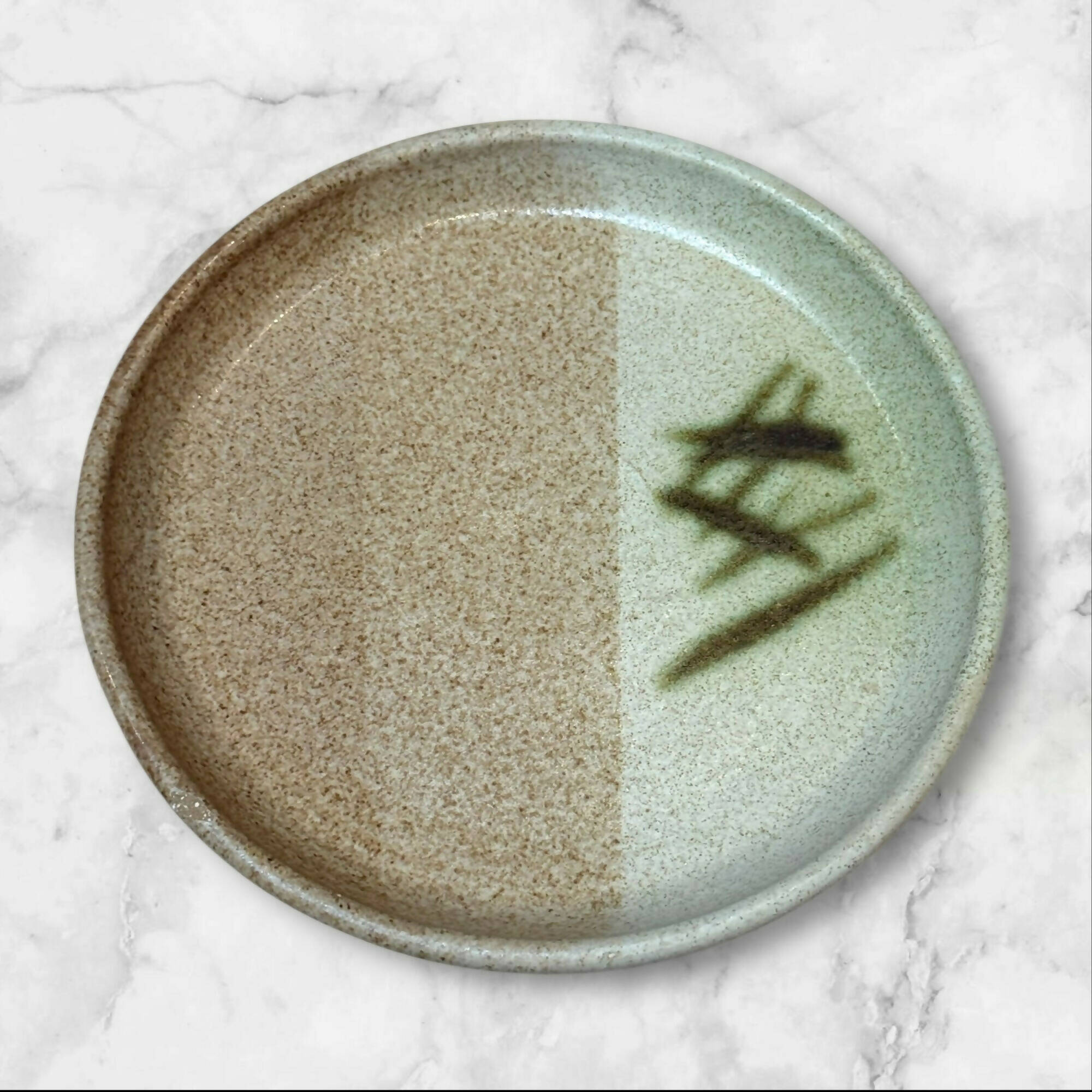 Aries Handmade Stoneware Dinner & Salad Plates | Set of 8 | Excellent Condition