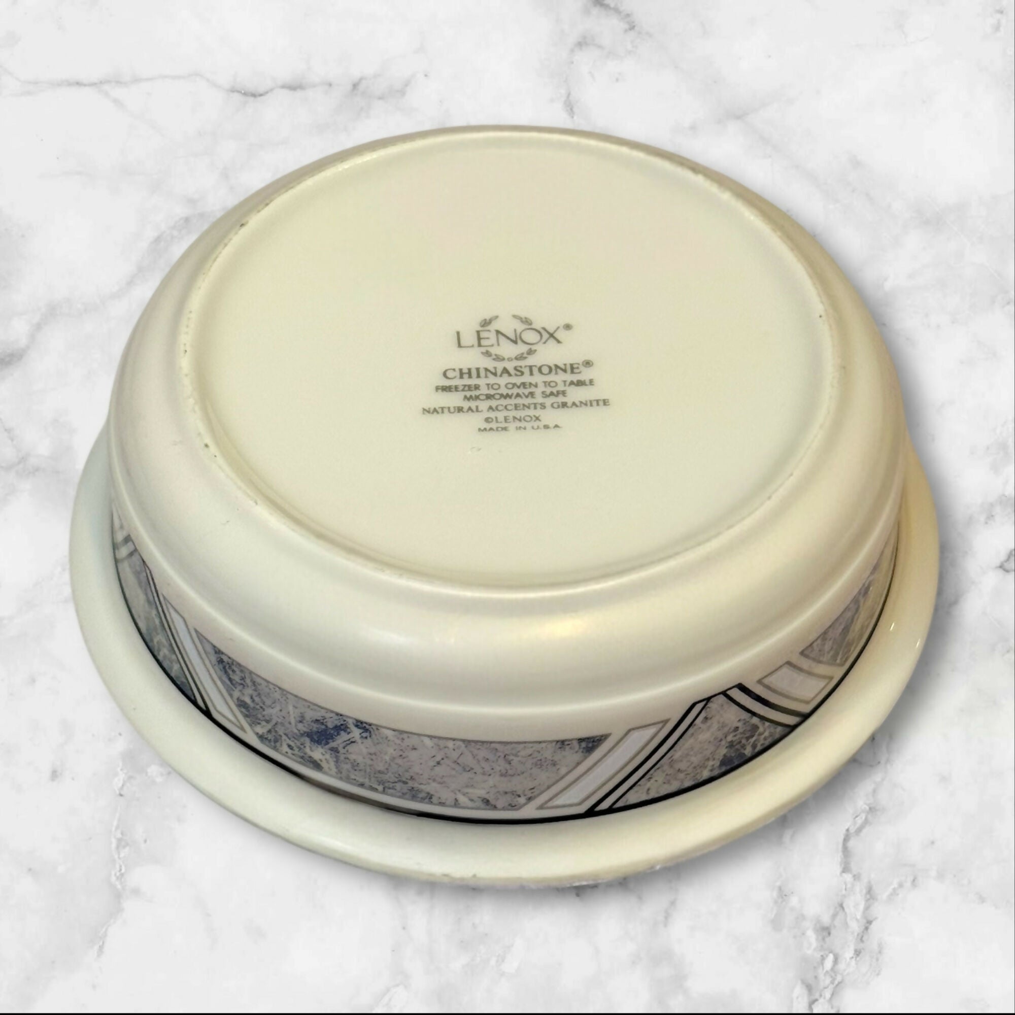 Lenox Natural Accent Granite Soup Cereal Bowls | Set of 6 | Excellent Condition