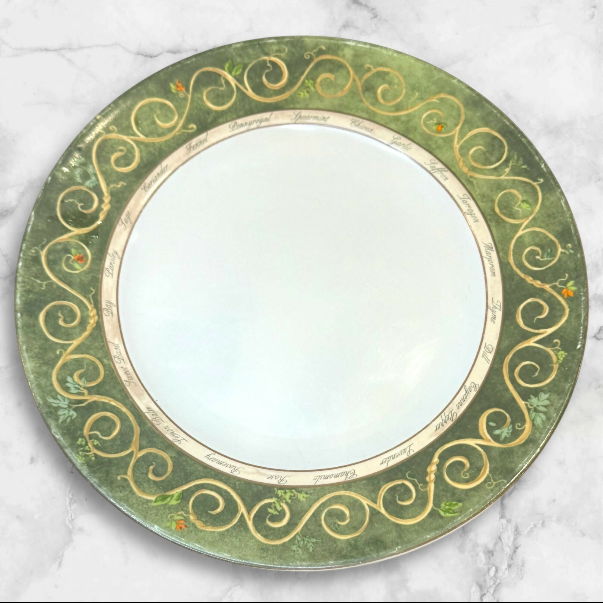 American Atelier Bouquet Garni Dinner Plates | Set of 5 | Great Condition