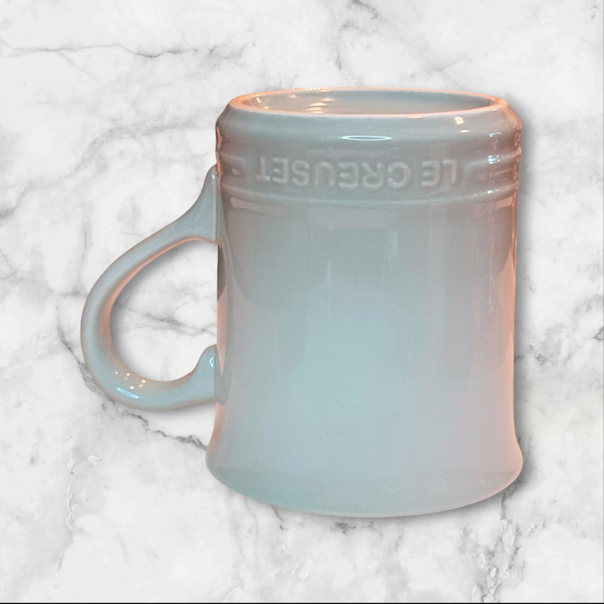 Le Creuset Vancouver Stoneware Mugs Assorted Colors | Set of 4 | Excellent Condition