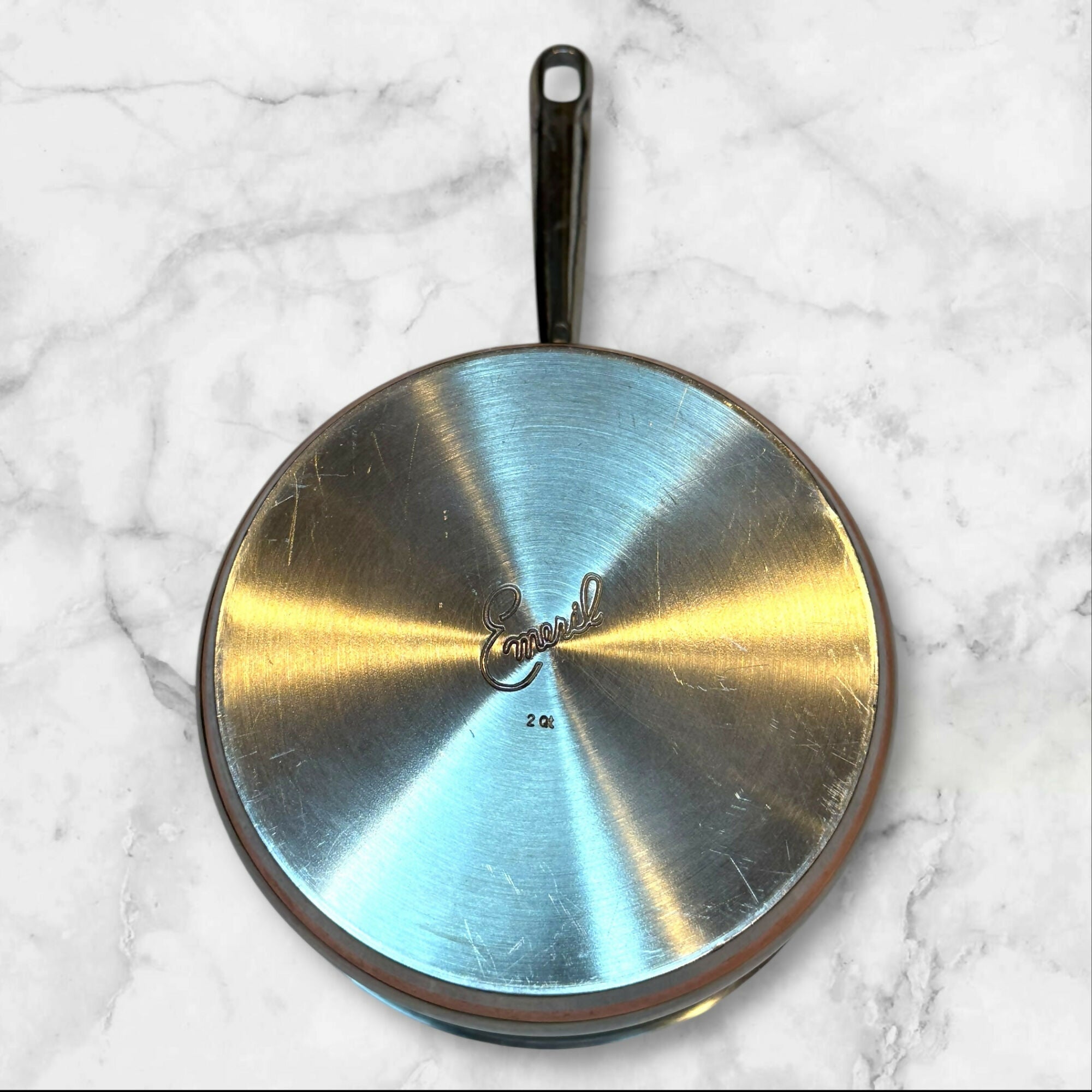 Emeril Copper Core Stainless Steel Saucepan 2 Qt | Used | Good Condition