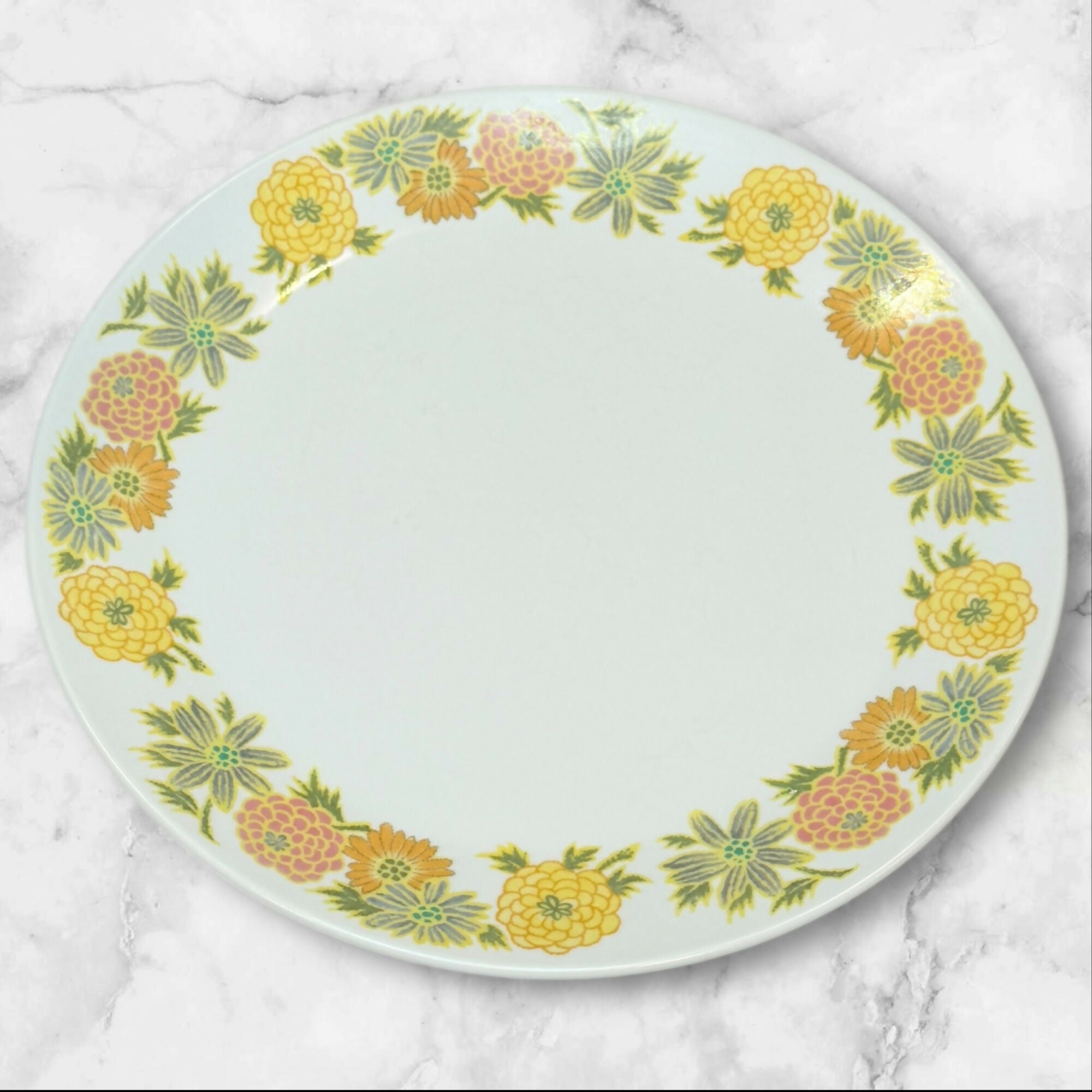 Noritake Sunny Side Floral Dinner & Salad Plates | Set of 8 | Excellent Condition