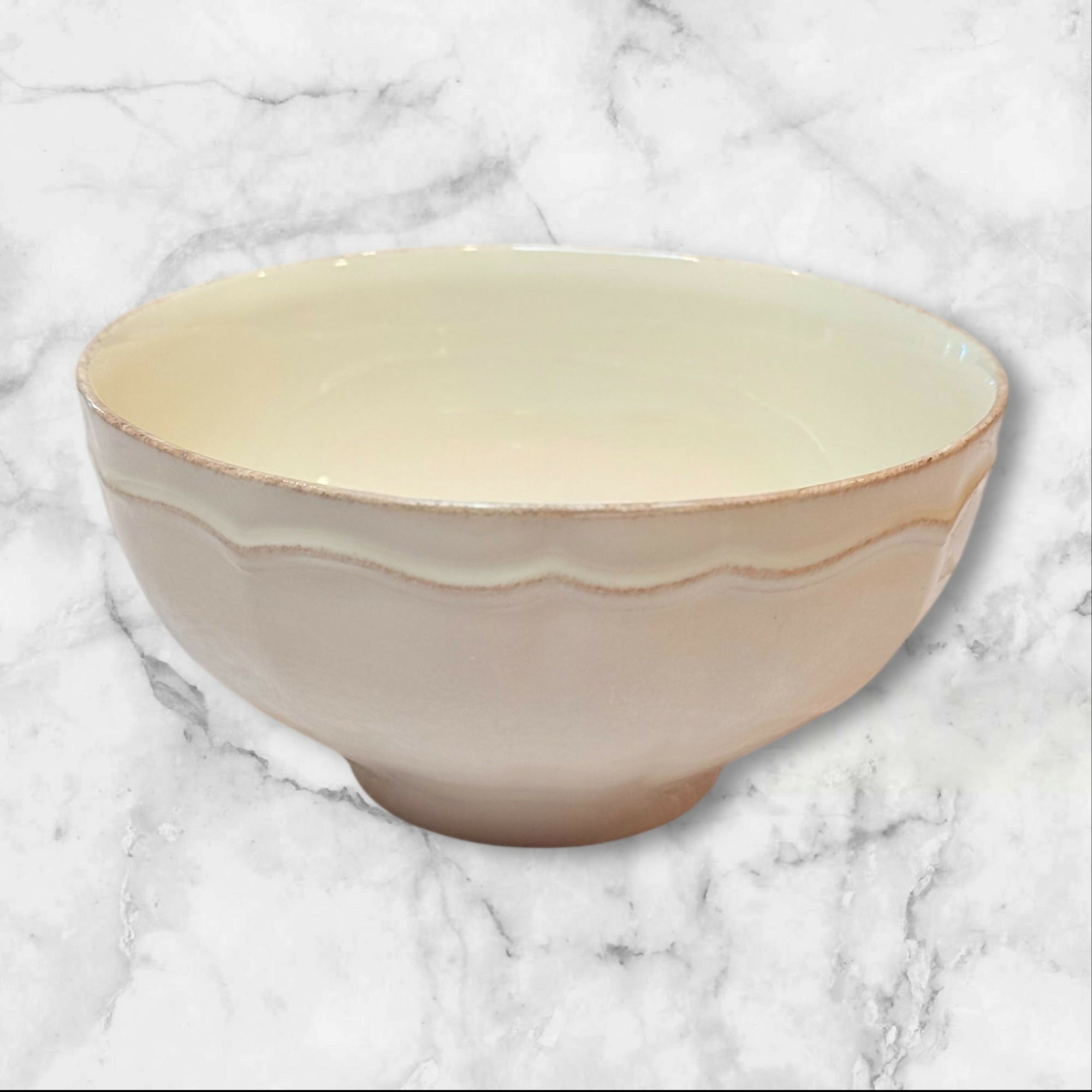 Noble Excellence Toscano Cream Soup Cereal Bowls | Set of 4 | Excellent