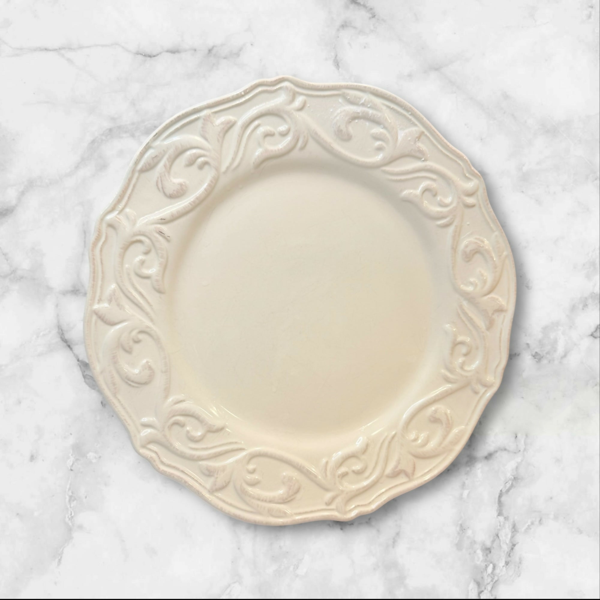 JCPenney Corvella Ivory Dinner Plates Set of 6 | Great Condition