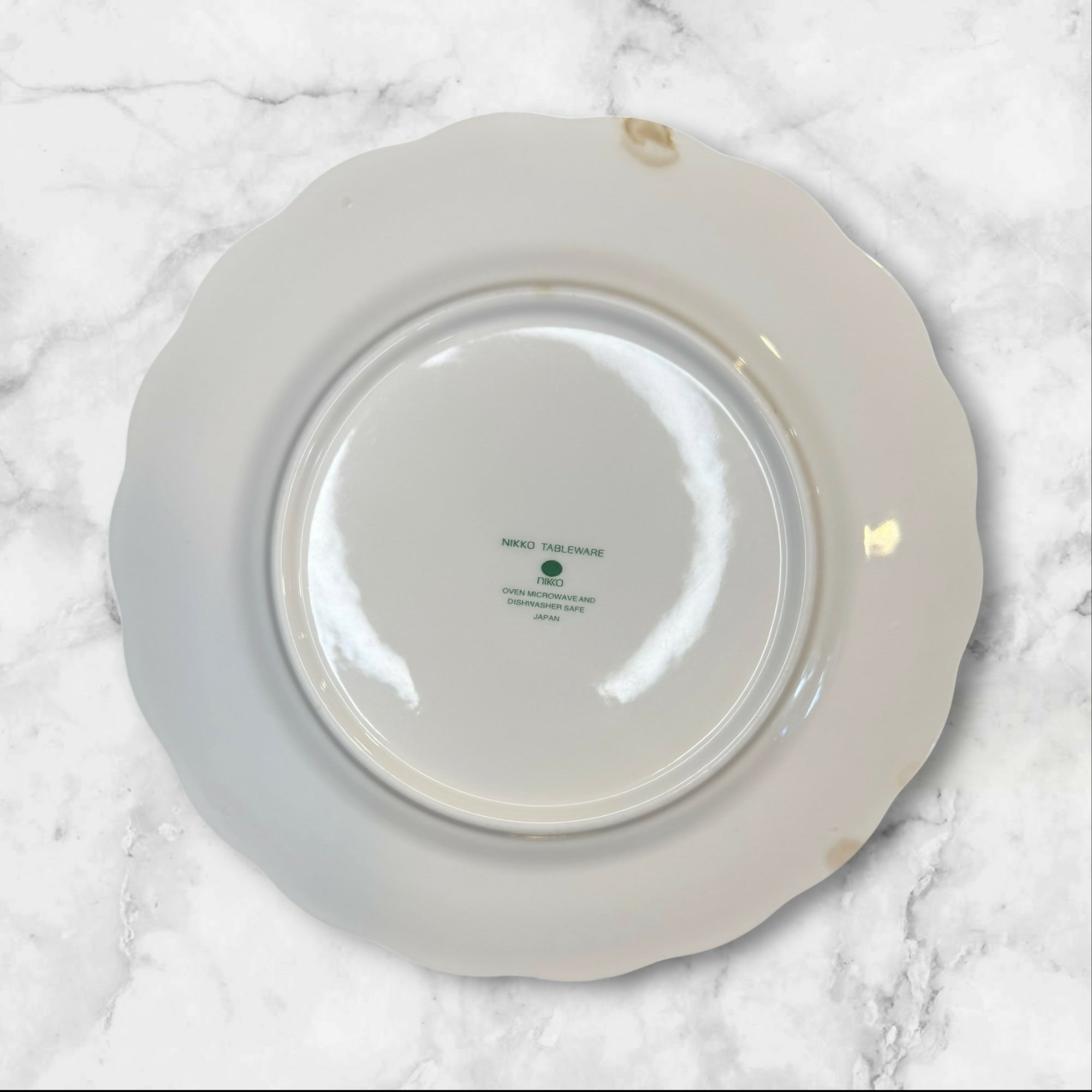 NIKKO English Garden Salad Plates | Set of 6 | Vintage Floral Stoneware