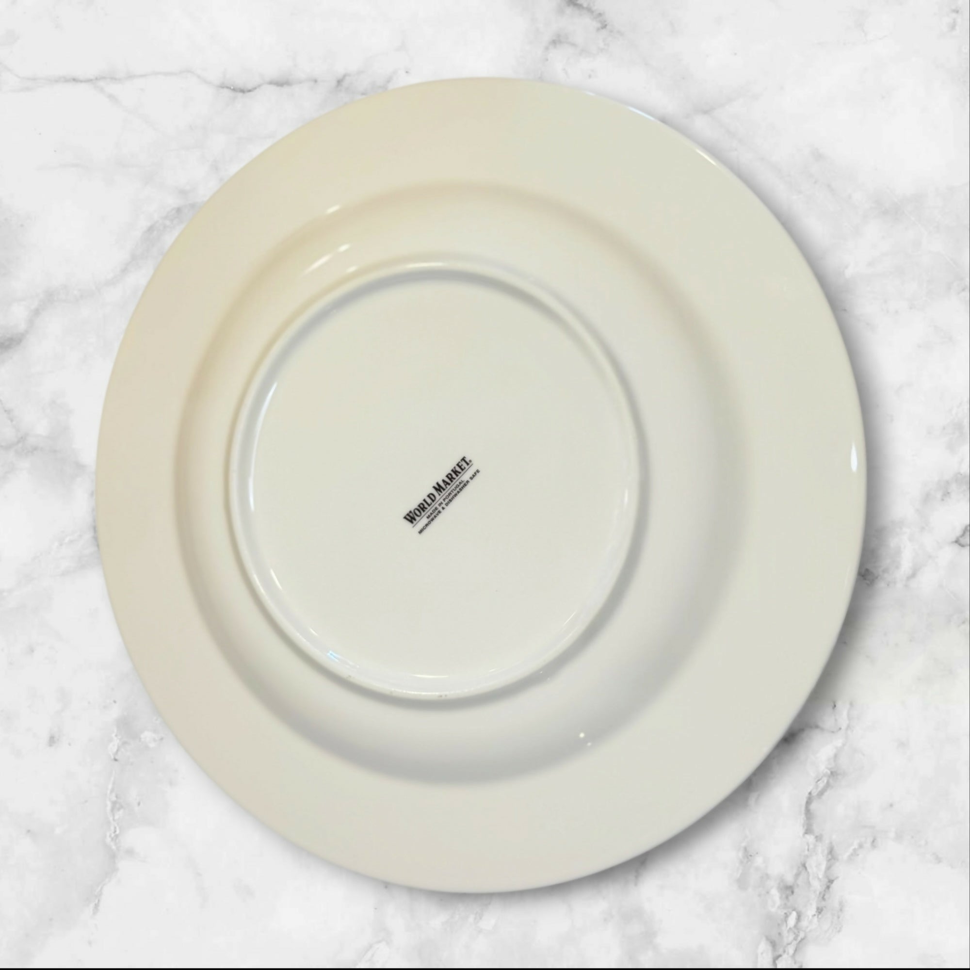 World Market Voyage Dinner Plates | Set of 4 | Excellent Condition