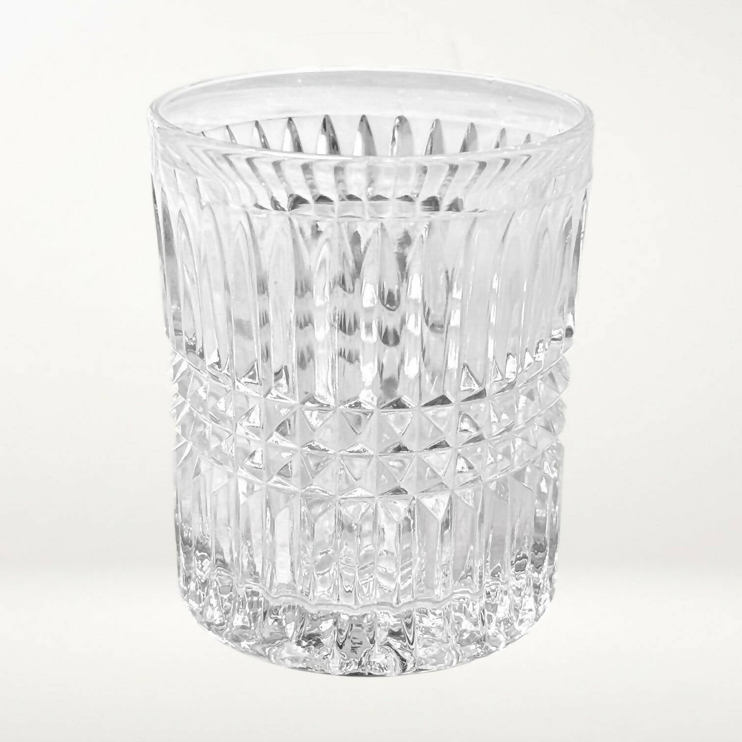 Fostoria Aspen Old Fashioned Glass | Pressed Crystal Look | Excellent Condition