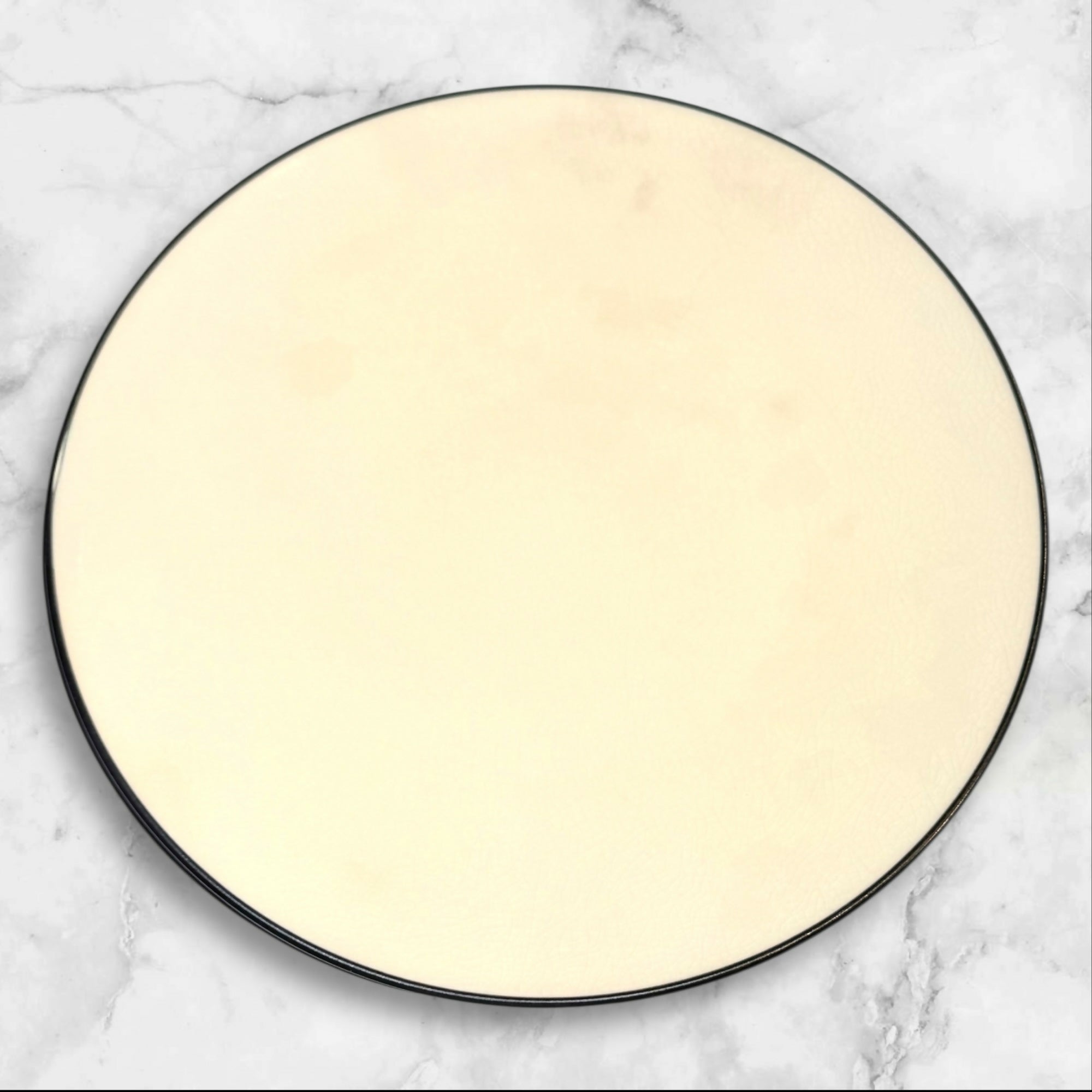 Crate & Barrel Kita Dinner Plates Ivory | Set of 6 | Good Condition