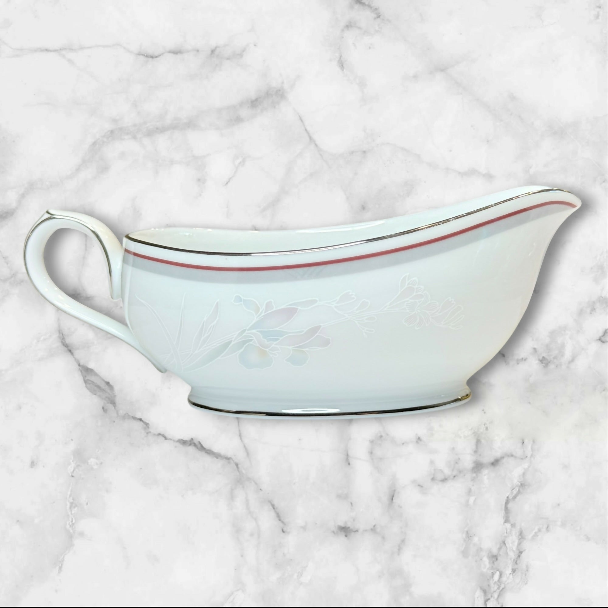 Noritake Malverne Gravy Boat | Fine China Serveware | Excellent Condition