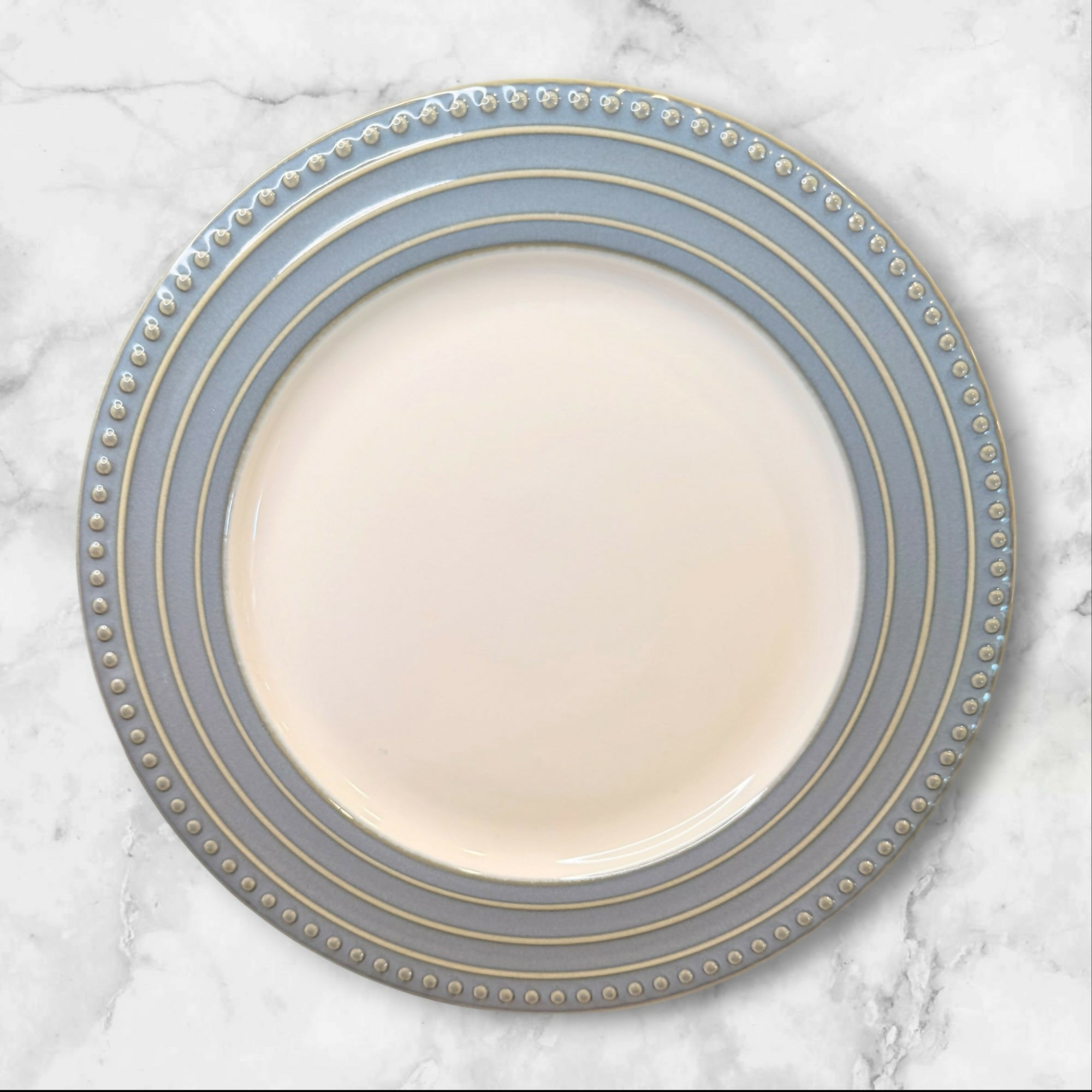Dansk Reactic Slate Blue Dinner Plates | Set of 3 | Excellent Condition