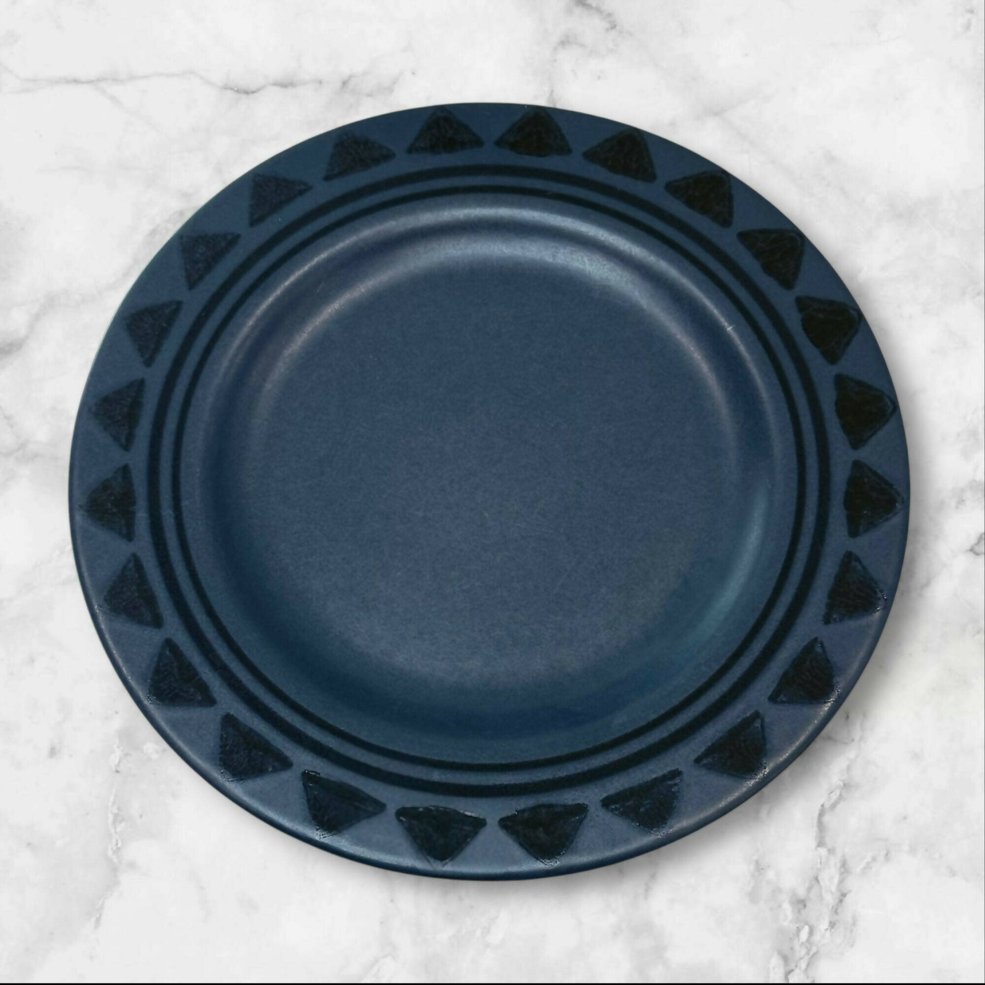 Pfaltzgraff Morning Light Dinner Plates Blue Stoneware | Set of 4 | Excellent