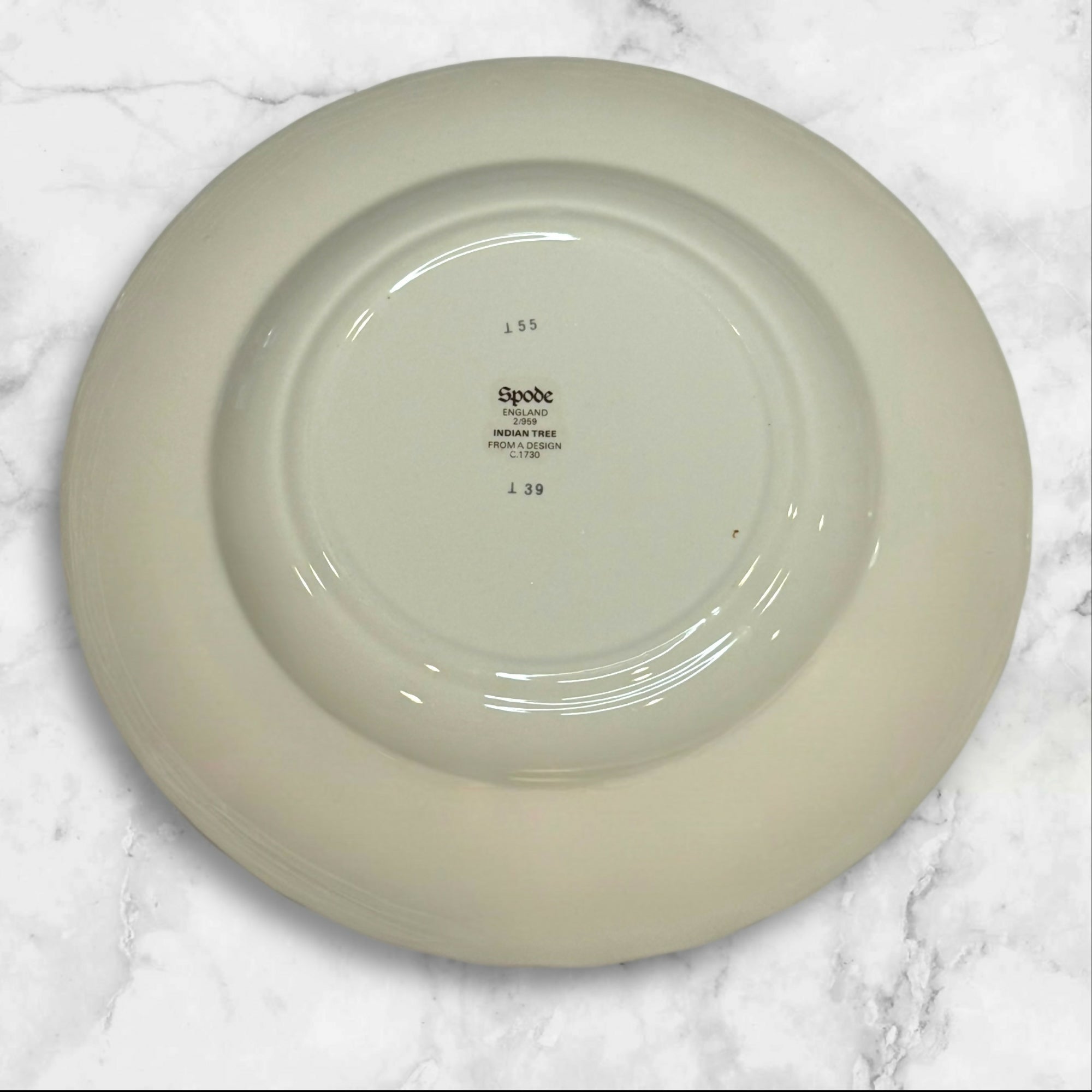 Spode Indian Tree Orange Rust Salad Plates | Set of 4 | Great Condition